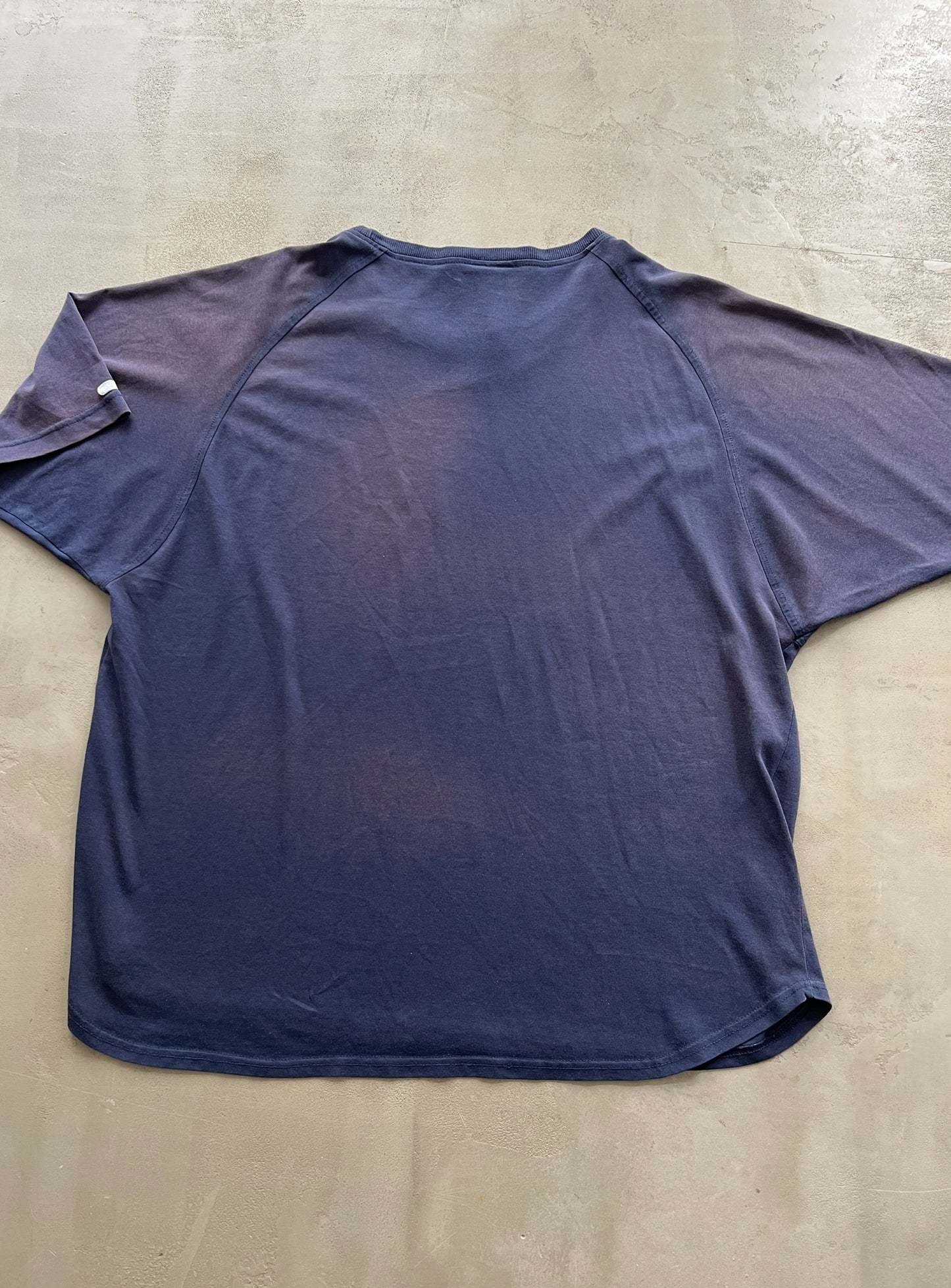 FADED NAVY/PURPLE PSG TEE - 1990S - XL