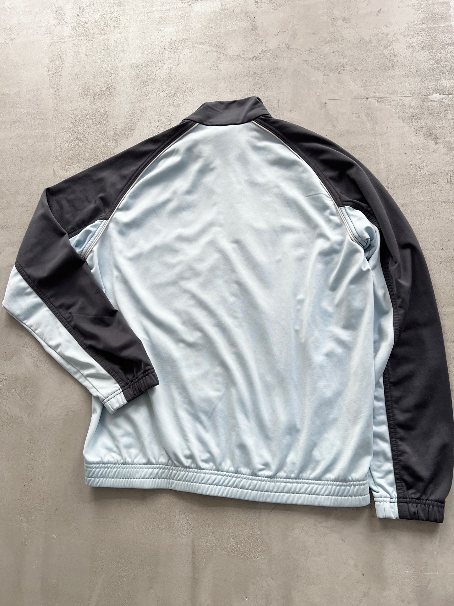 BABY BLUE NIKE TRACK JACKET - 2000S - M