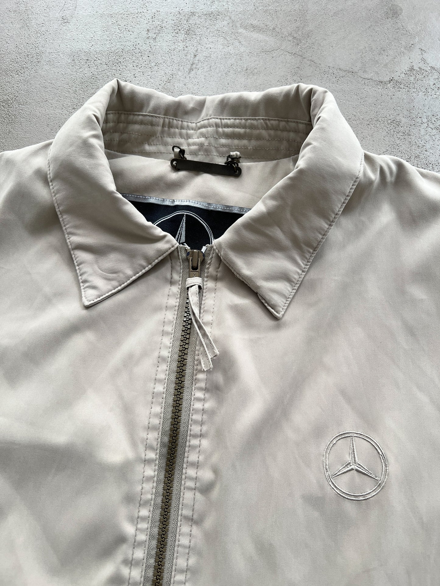 BEIGE MERCEDES BENZ JACKET - 2000S - M