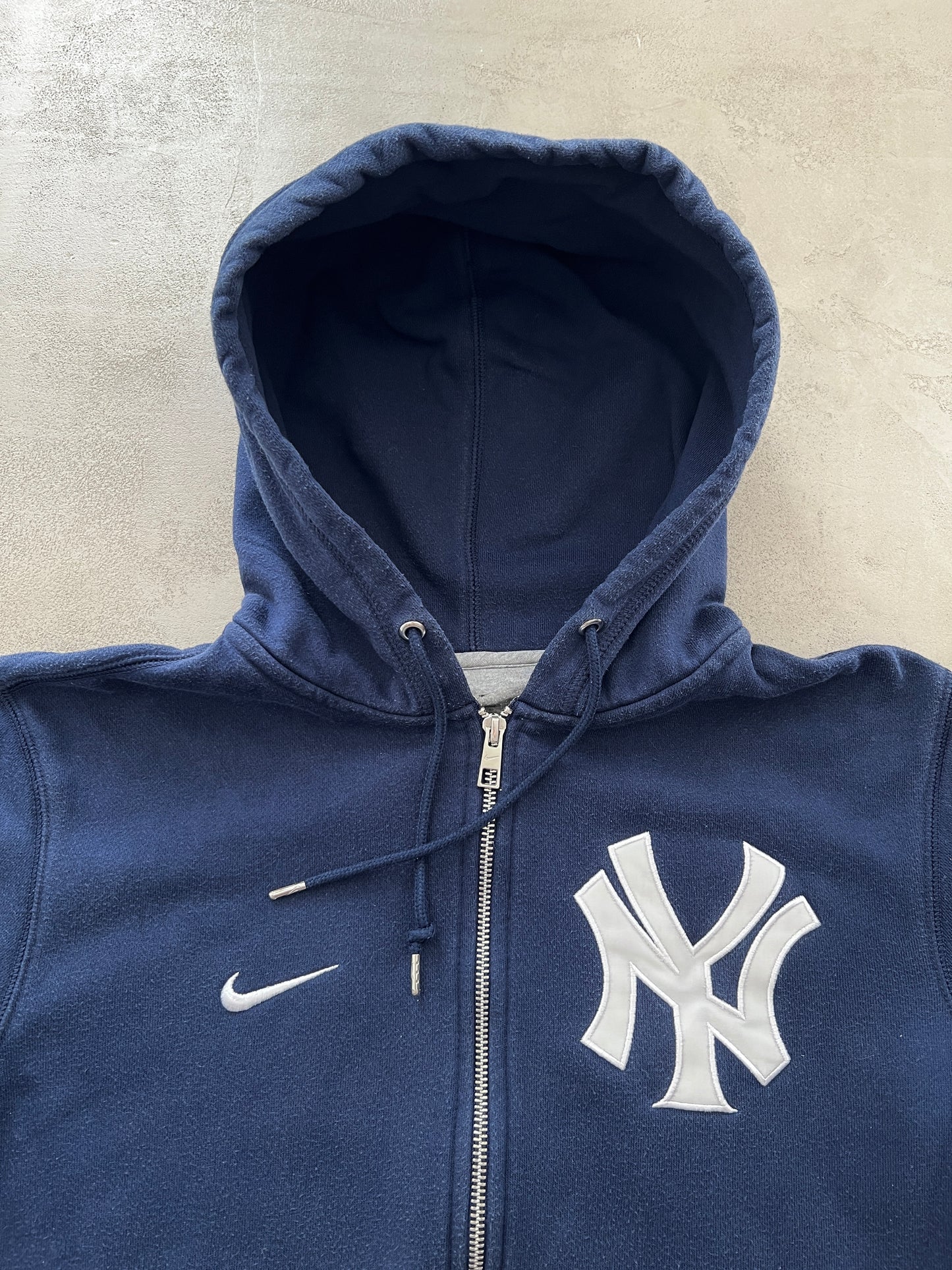 YANKEES NIKE ZIP UP HOODIE - 2000S - M