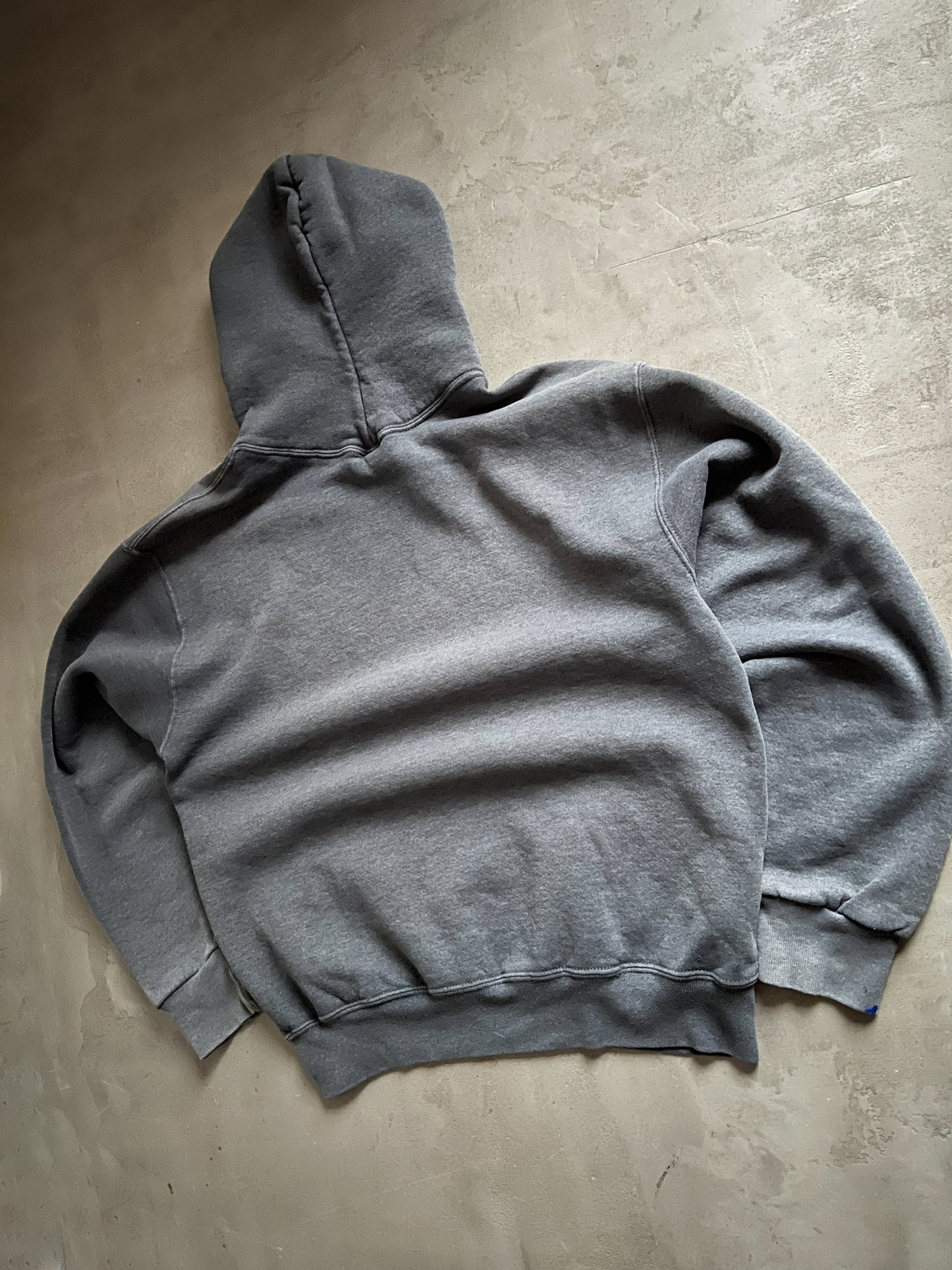 GREY RUSSELL STANFORD HOODIE - 1990S - M