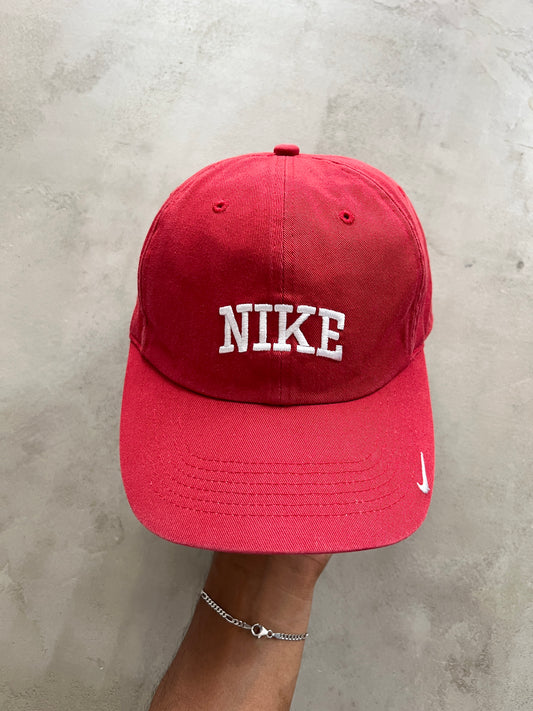 RED NIKE CAP - 2000S