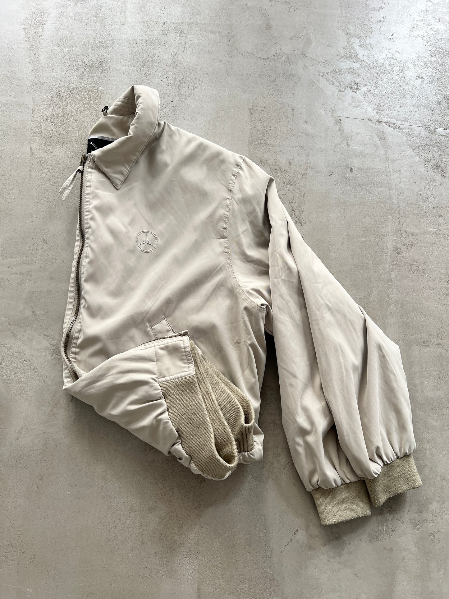 BEIGE MERCEDES BENZ JACKET - 2000S - M