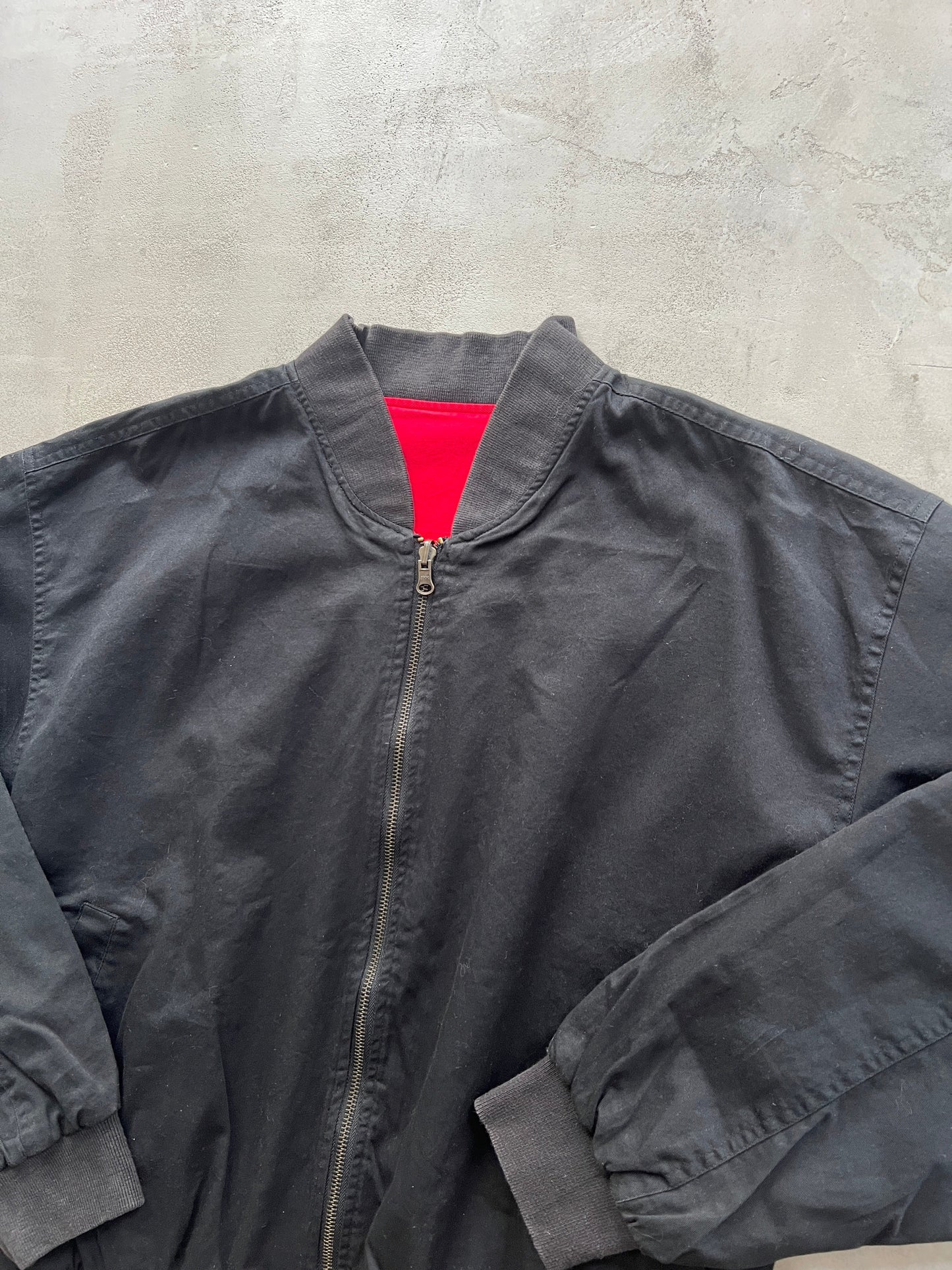 BLACK MARLBORO JACKET - 1990S - XL/L