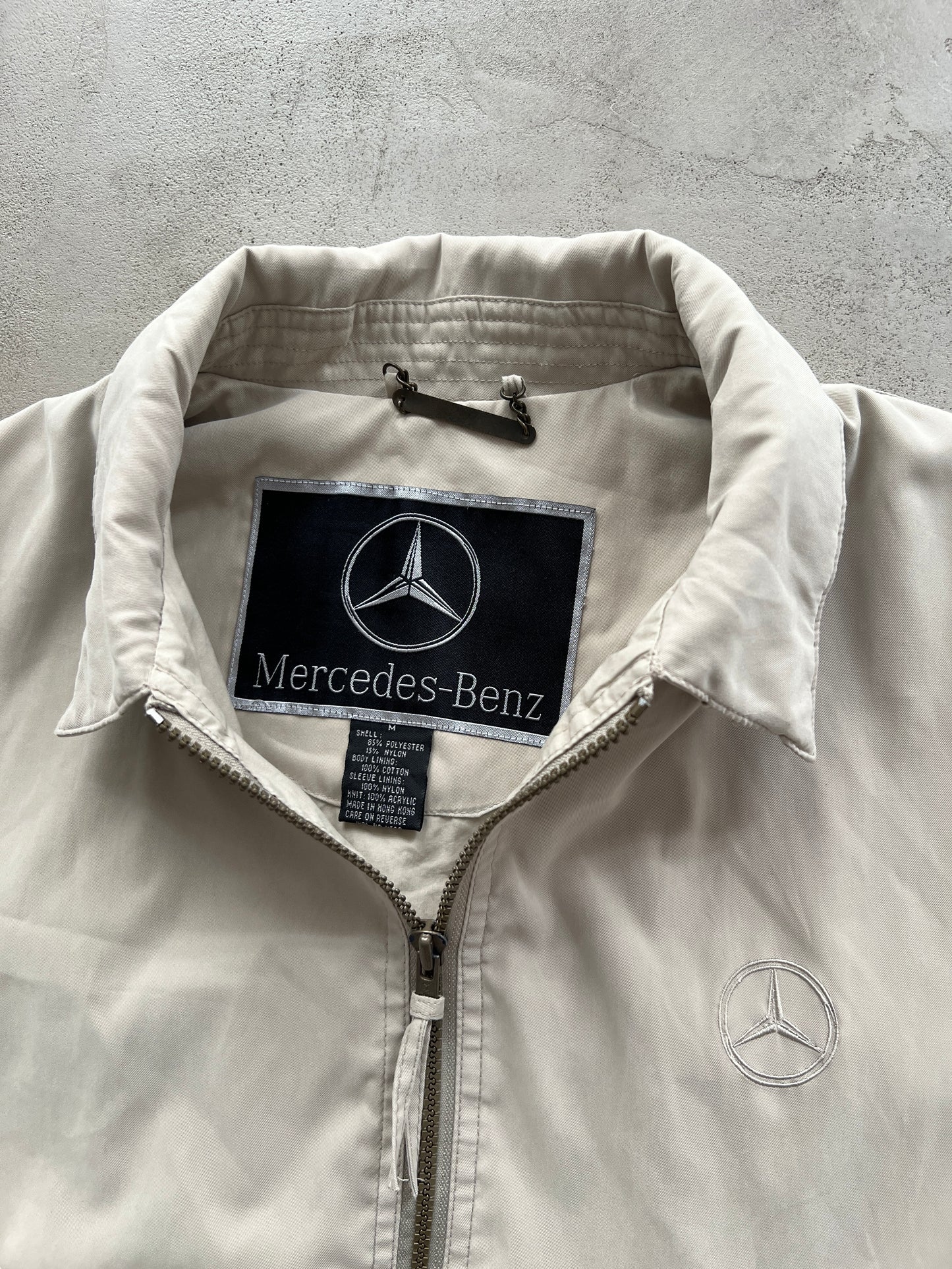 BEIGE MERCEDES BENZ JACKET - 2000S - M