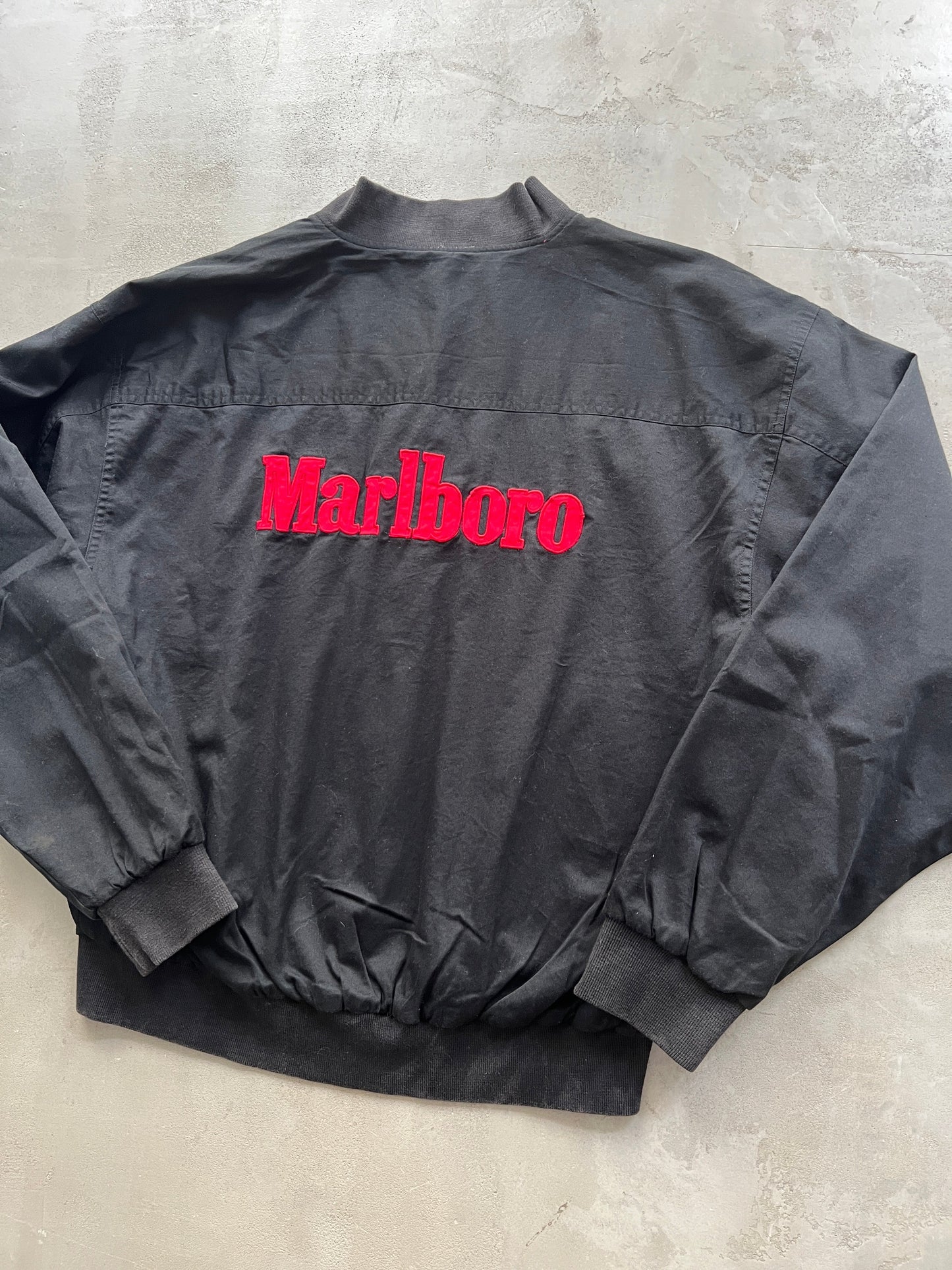 BLACK MARLBORO JACKET - 1990S - XL/L