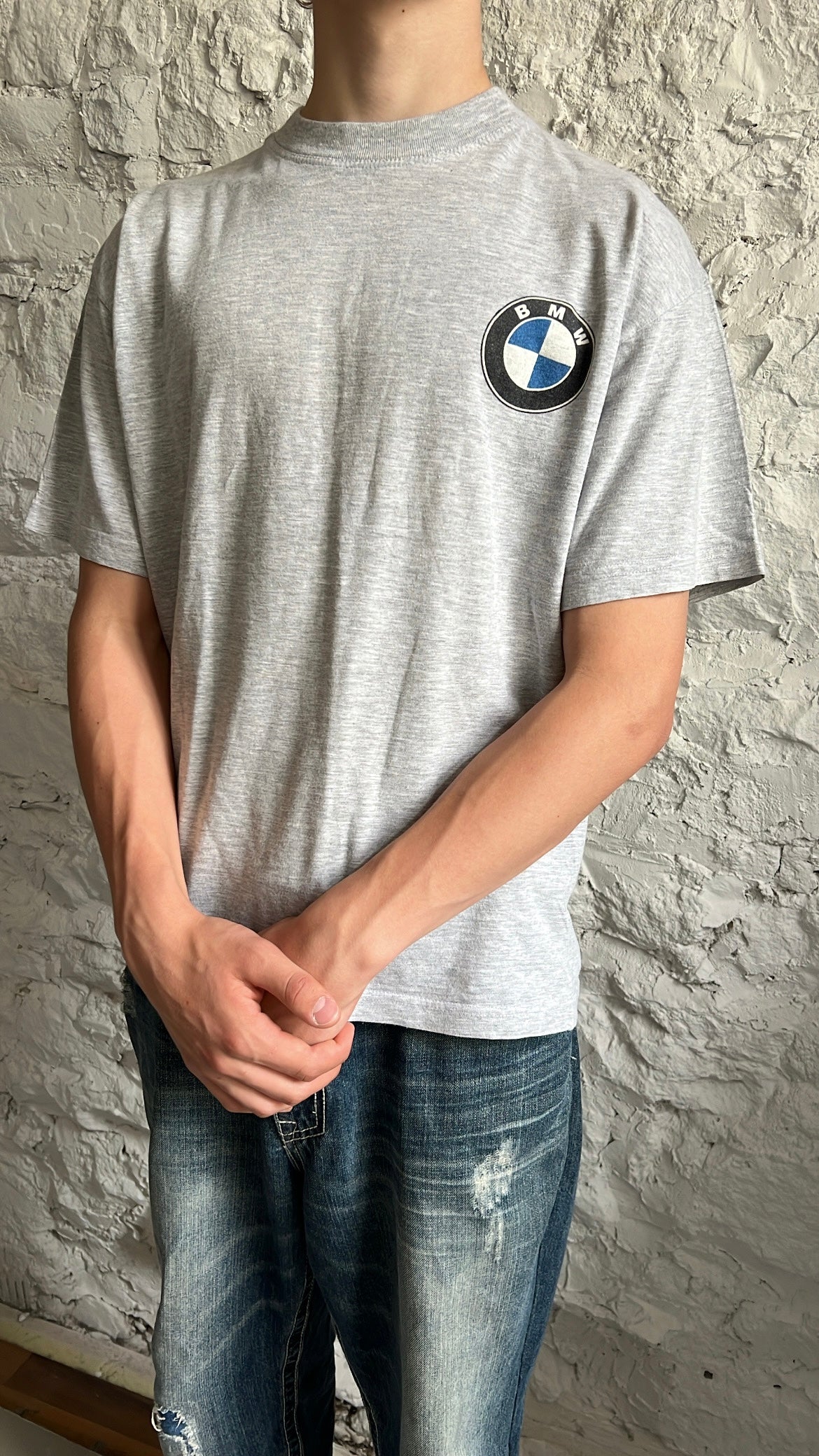 GREY BMW TEE - 2000S - M/S