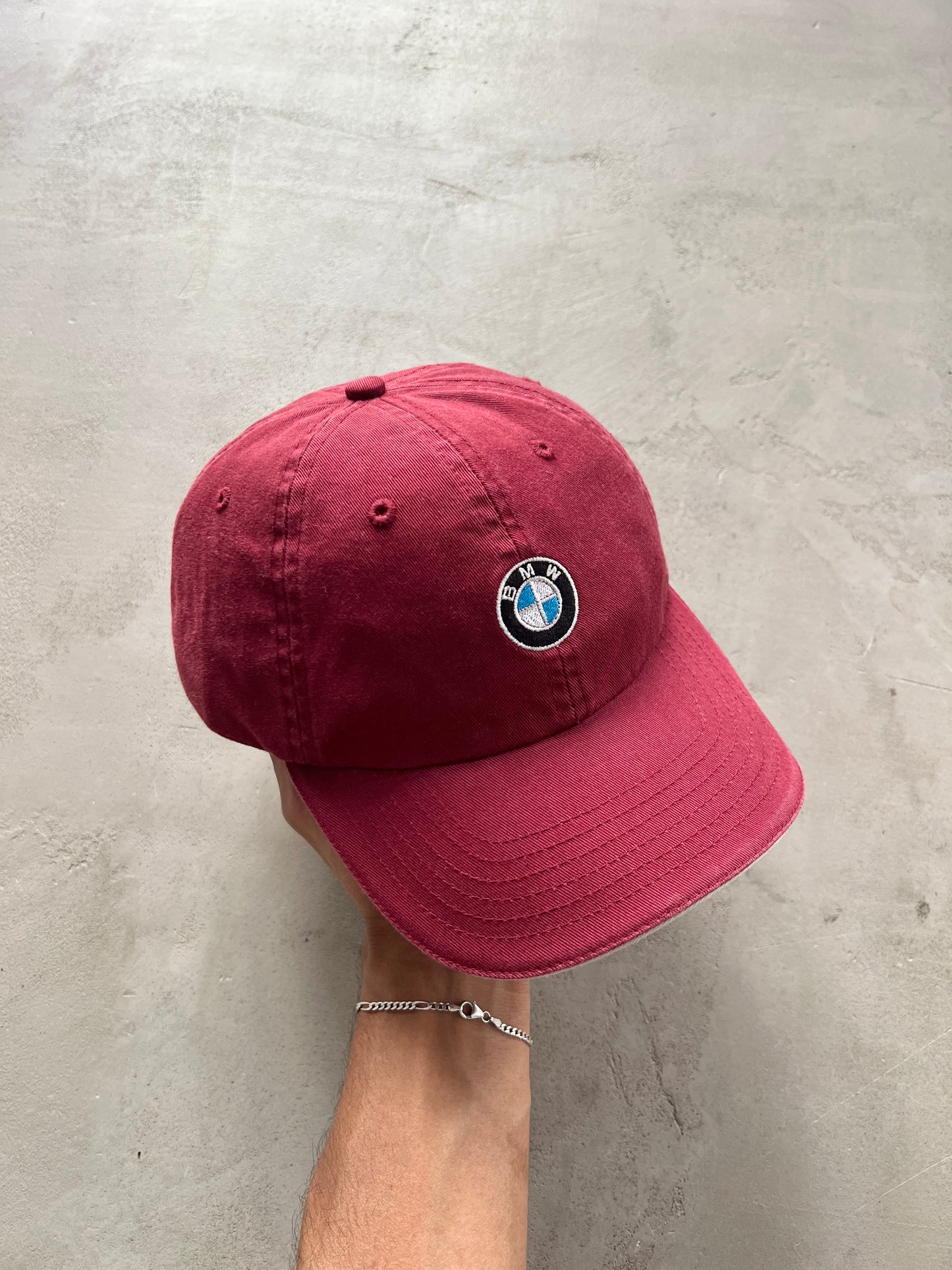 WINE RED BMW CAP - 2000S