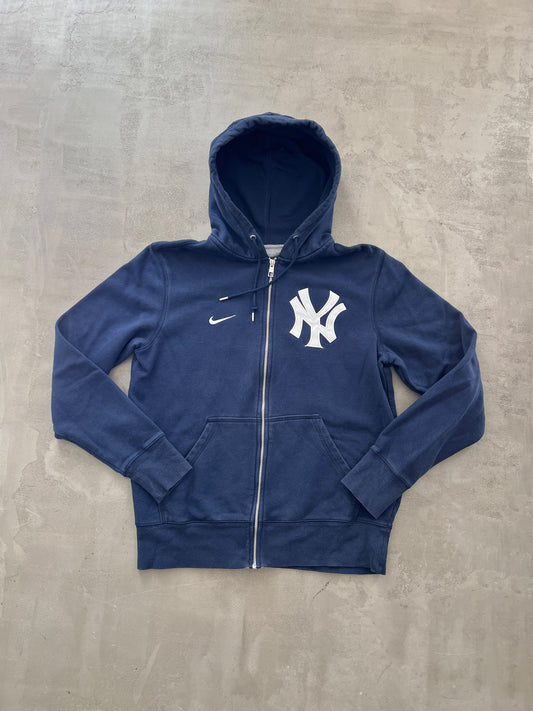 YANKEES NIKE ZIP UP HOODIE - 2000S - M