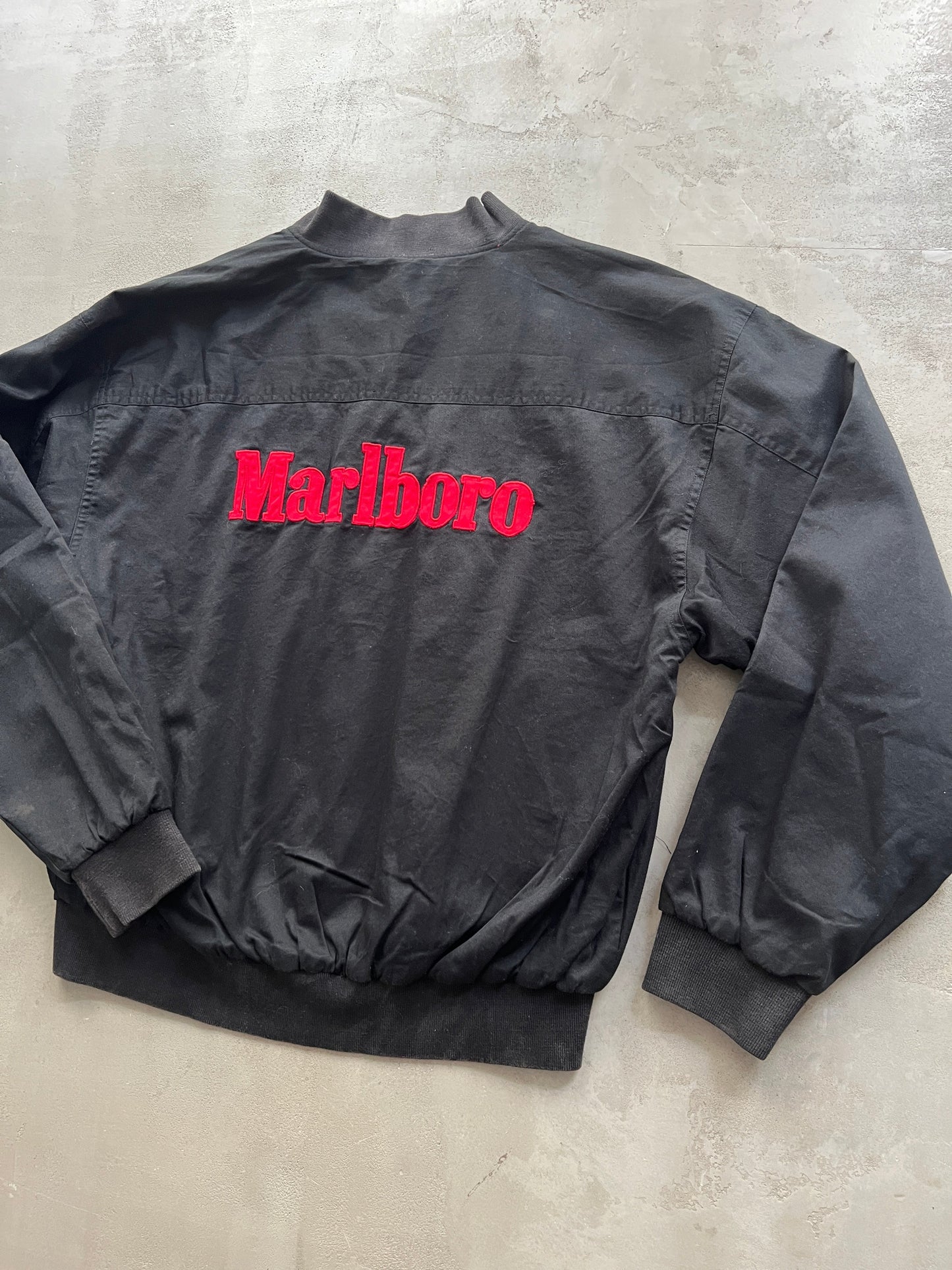 BLACK MARLBORO JACKET - 1990S - XL/L