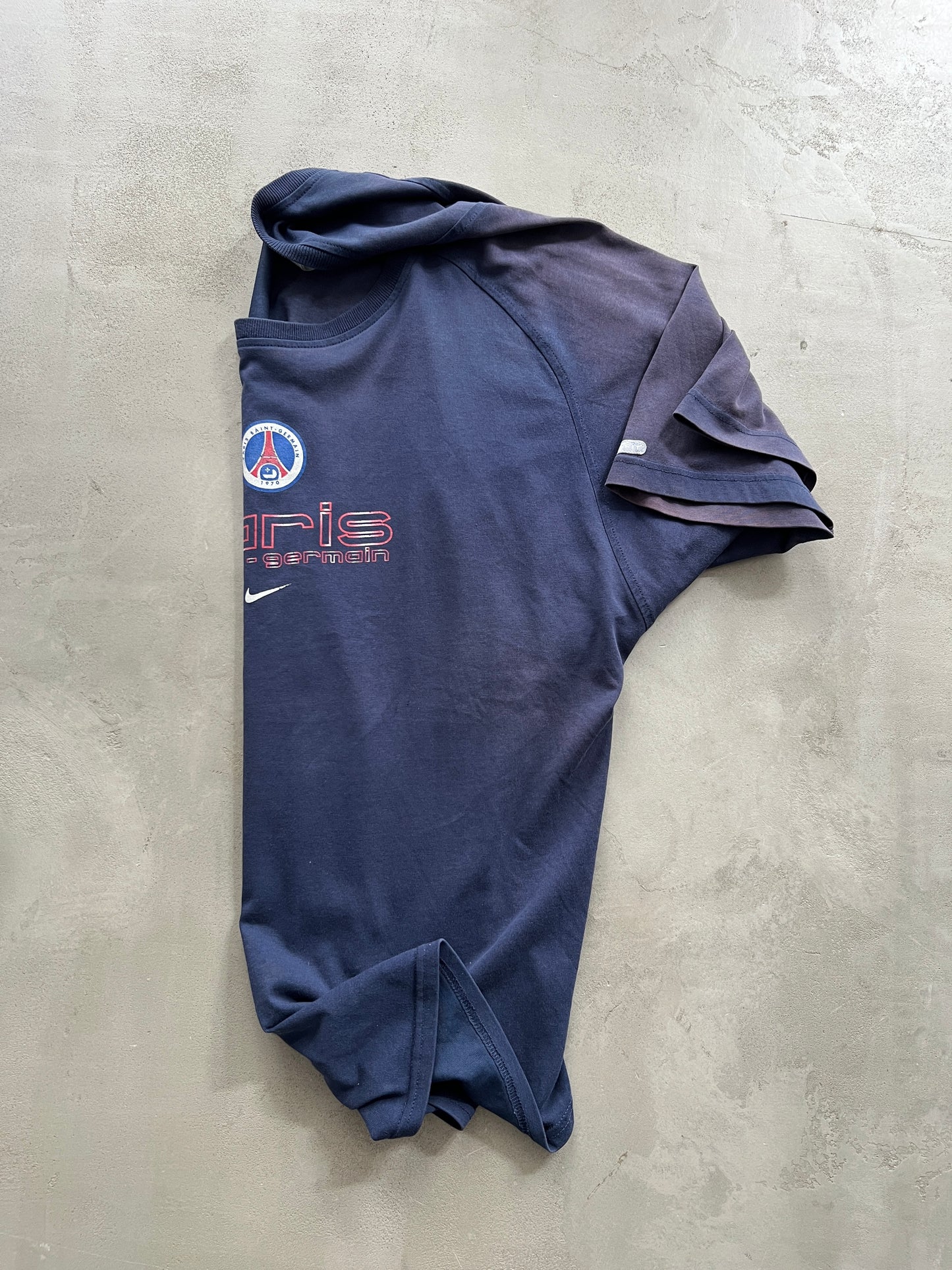 FADED NAVY/PURPLE PSG TEE - 1990S - XL