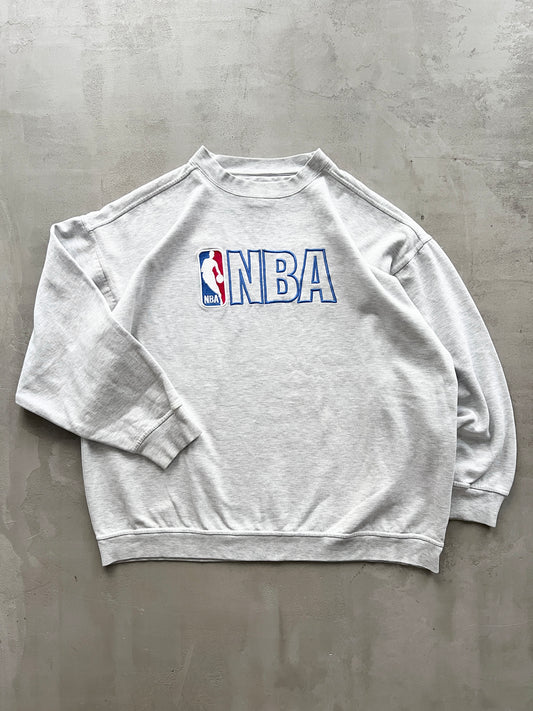 GREY NBA SWEATER - 1990S - L/XL