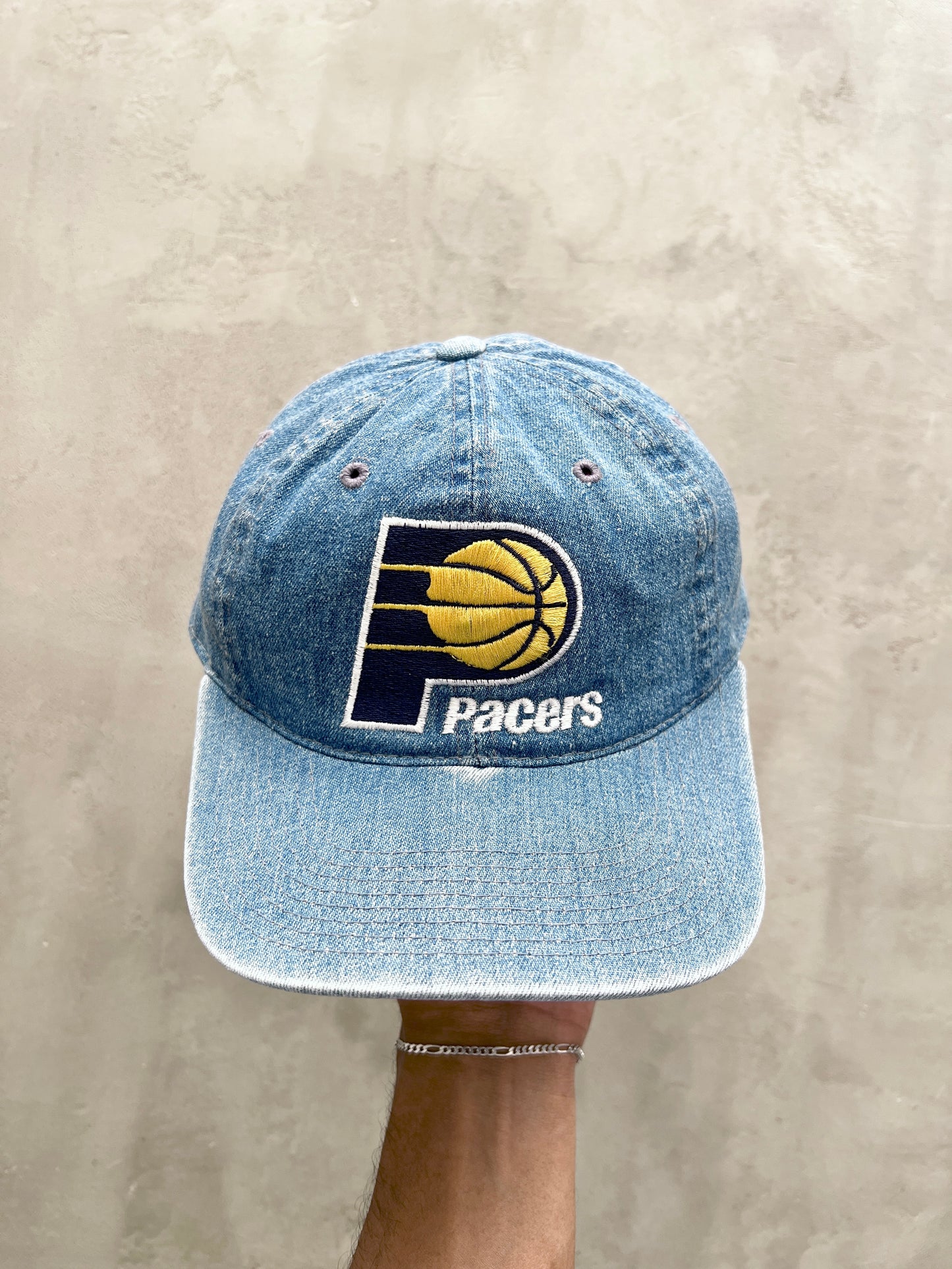 JEANS BLUE PACERS CAP - 1990S