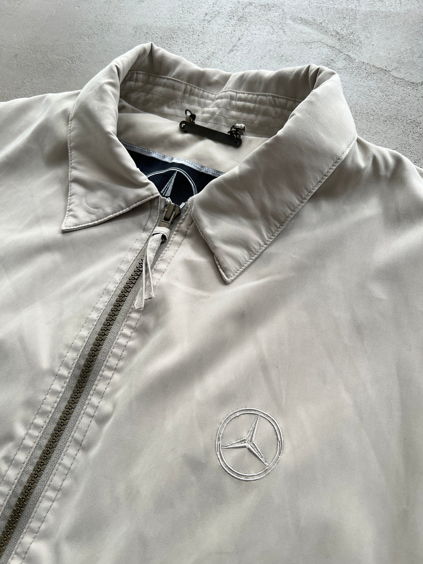 BEIGE MERCEDES BENZ JACKET - 2000S - M