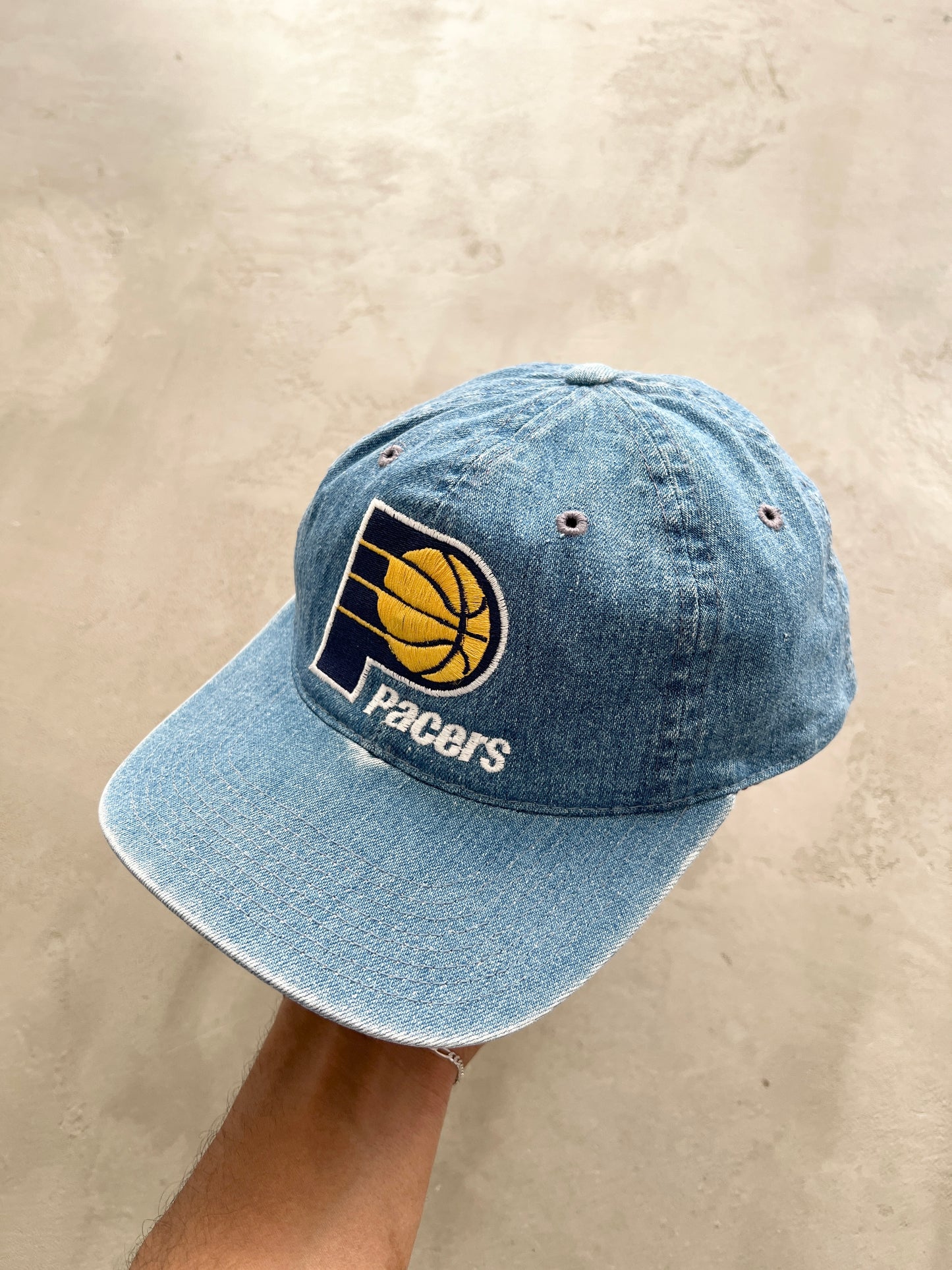 JEANS BLUE PACERS CAP - 1990S