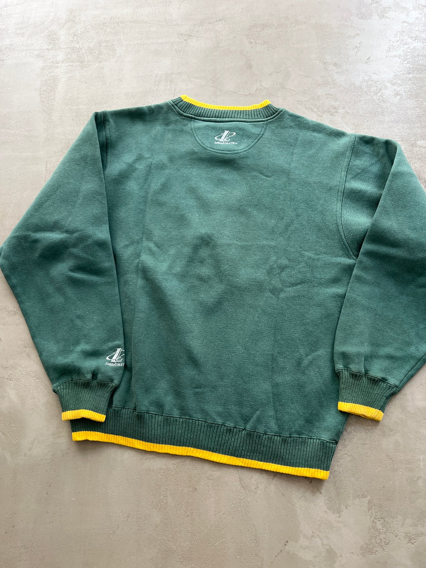 FADED GREEN BAY PACKERS NFL SWEATER - 1990S - M