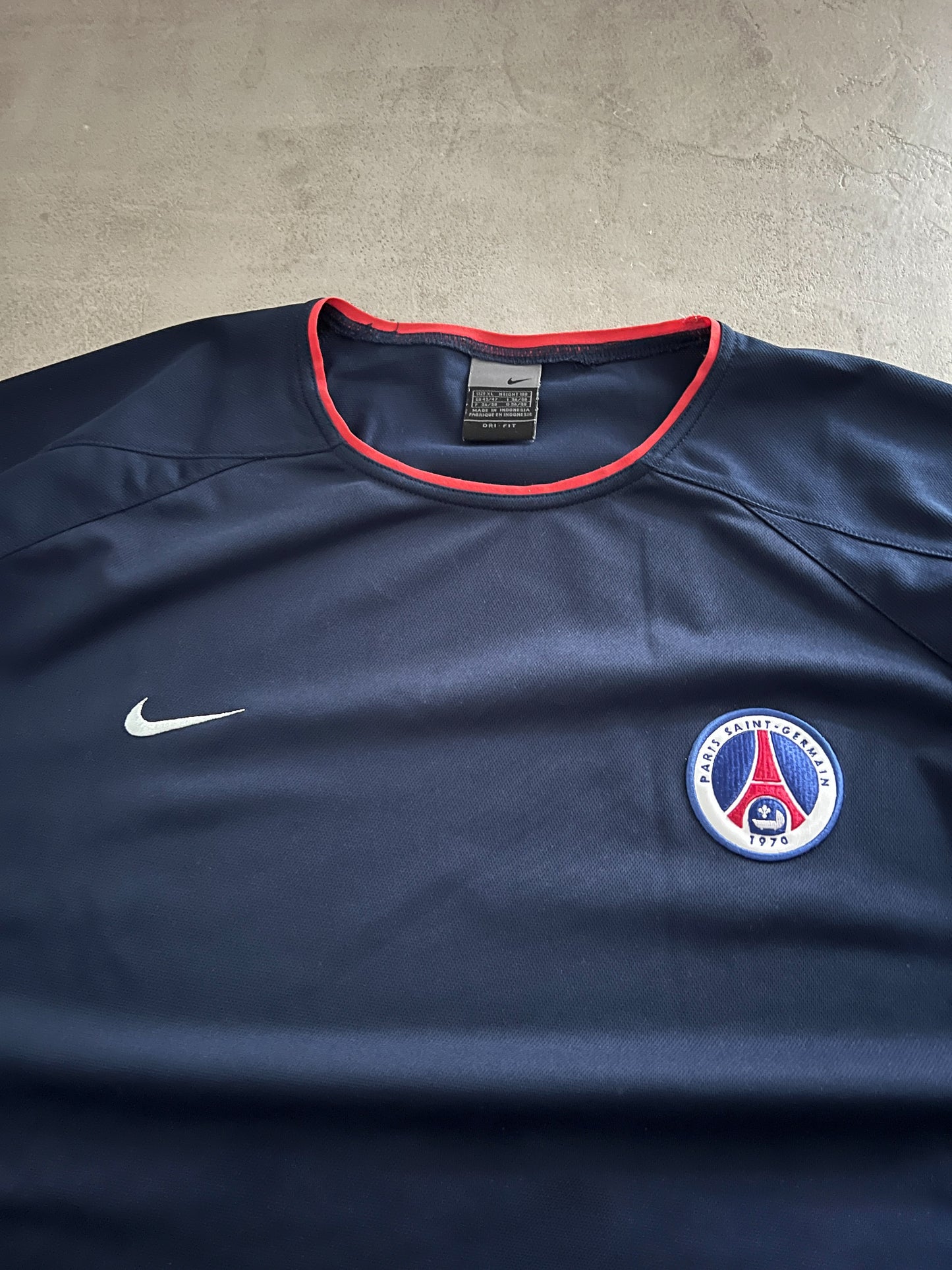 NAVY PSG NIKE JERSEY - 2000S - XL