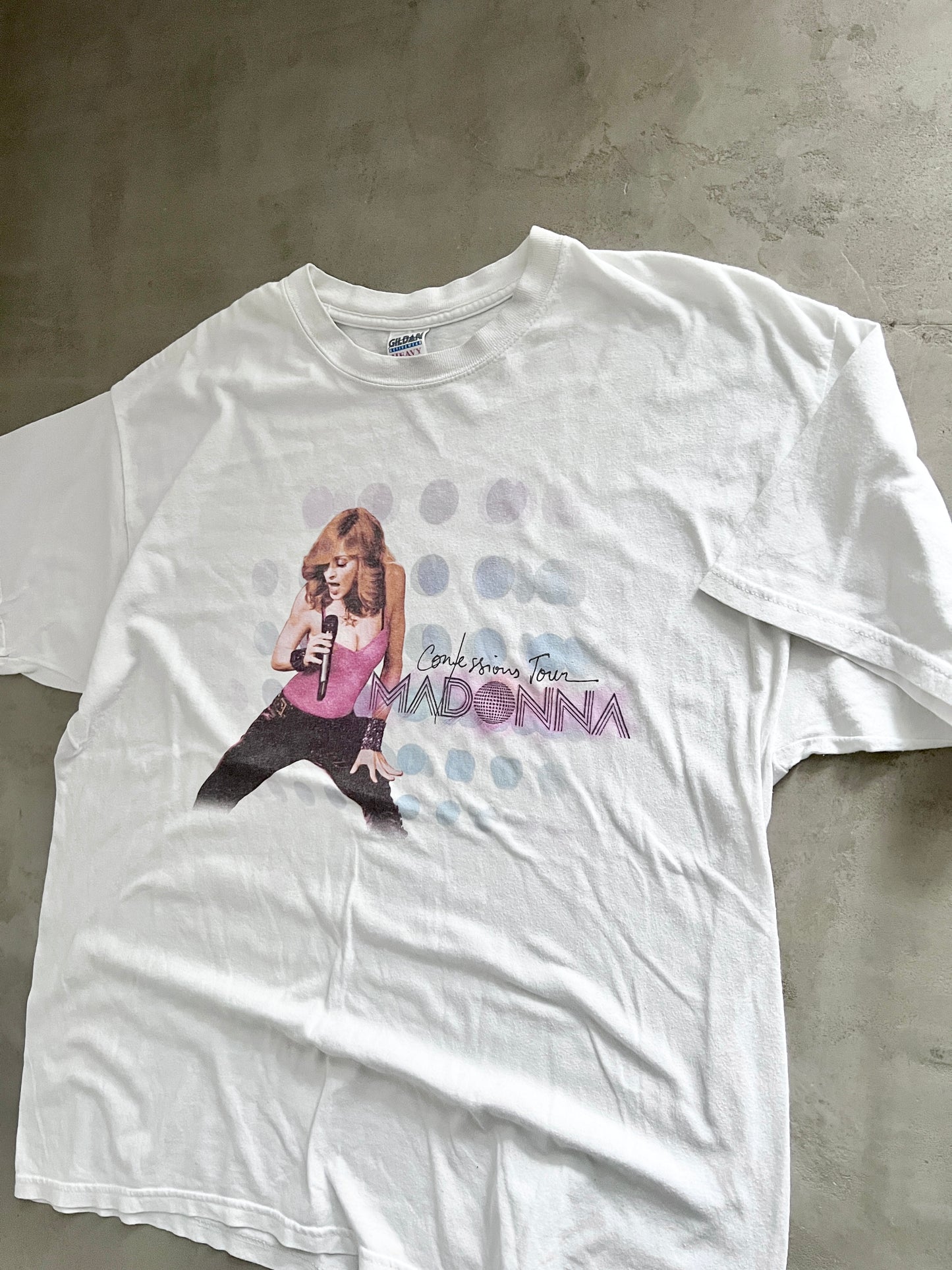 WHITE MADONNA TOUR TEE - 2006 - XL