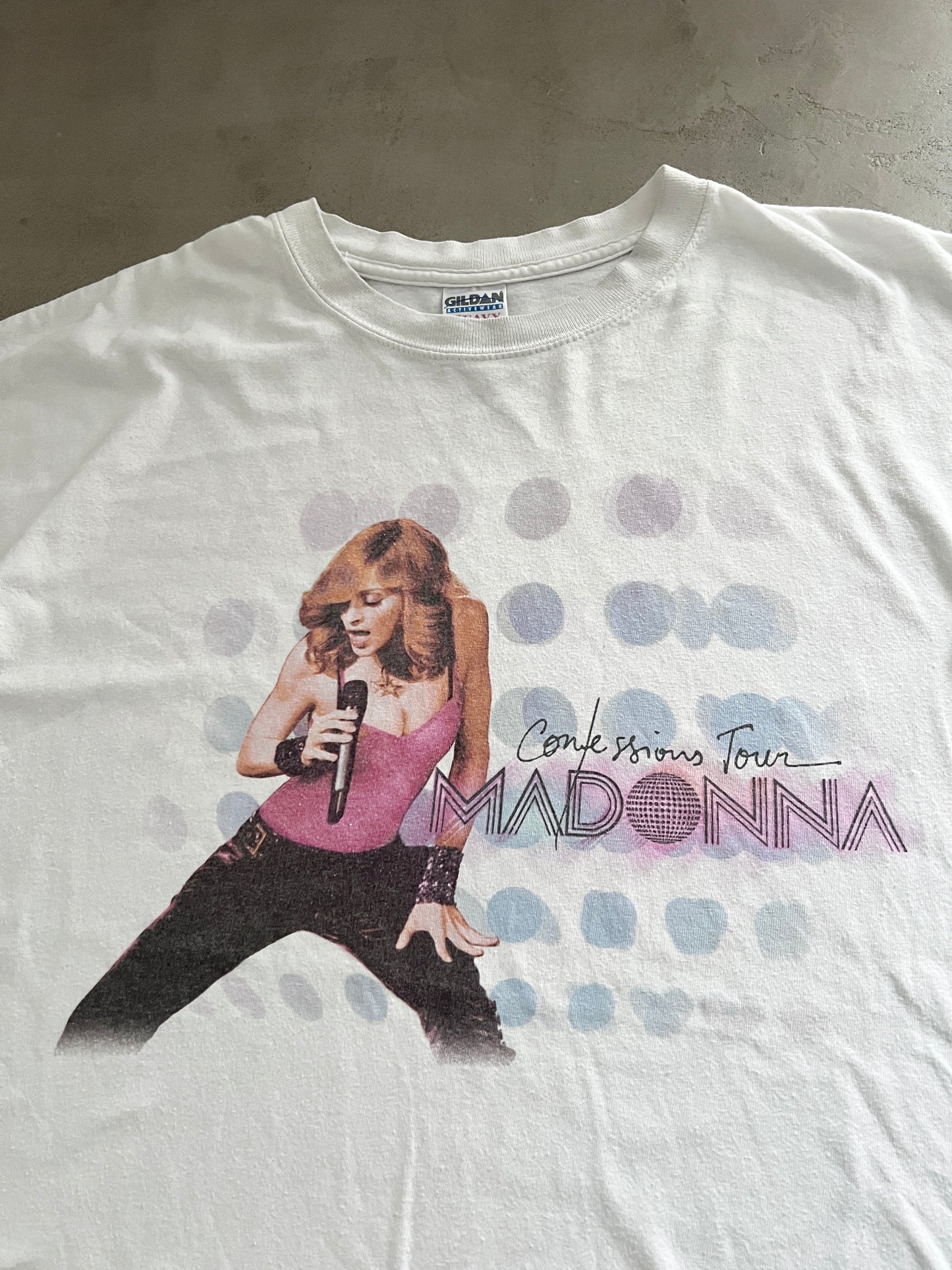 WHITE MADONNA TOUR TEE - 2006 - XL