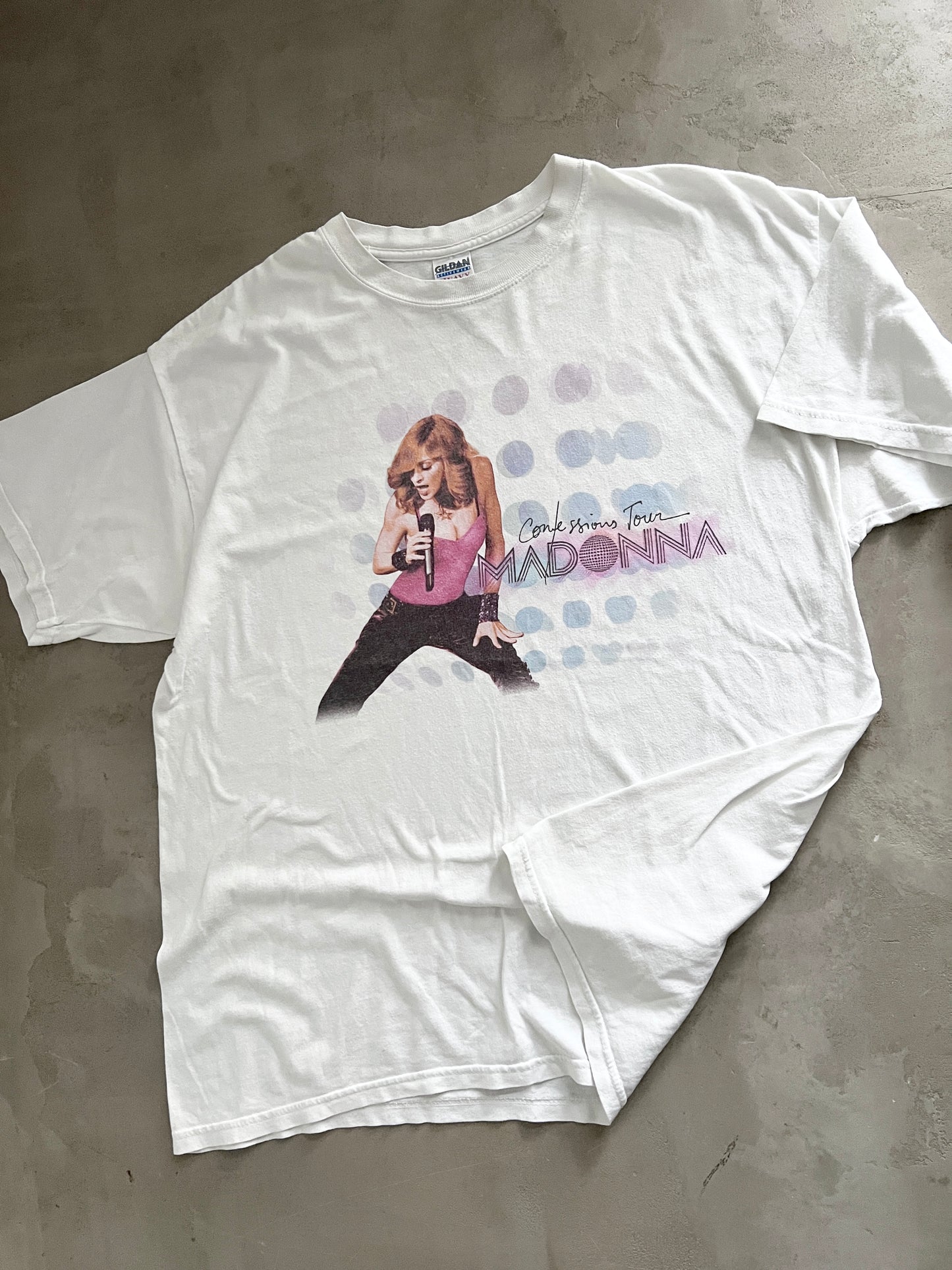 WHITE MADONNA TOUR TEE - 2006 - XL