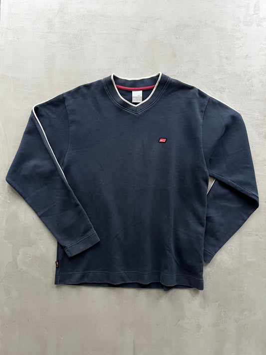 NAVY NIKE SWEATER/LONGSLEEVE - 2000S - L/M