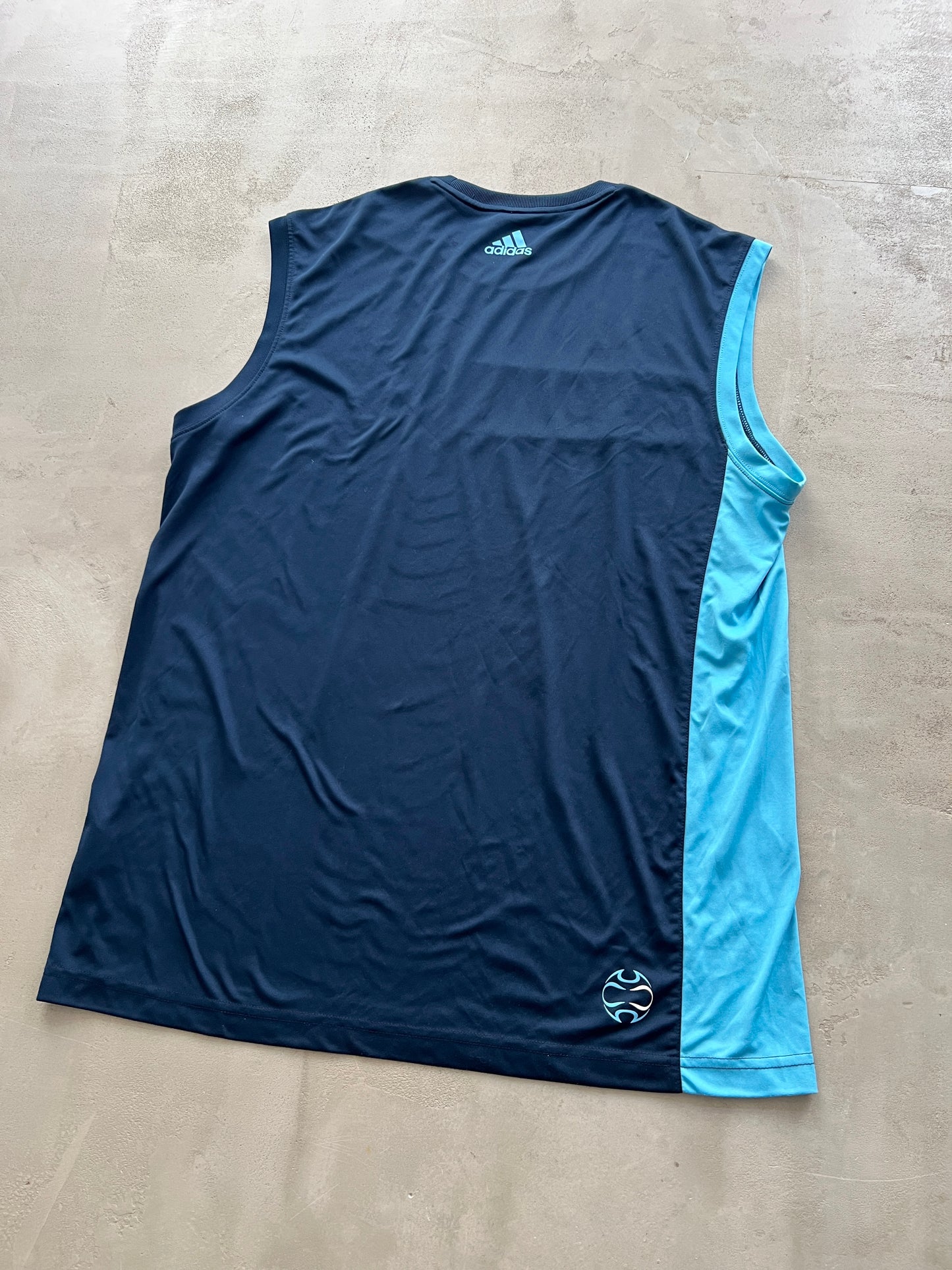 NAVY/BABY BLUE MARSEILLE TANKTOP - 2000S - XL/L