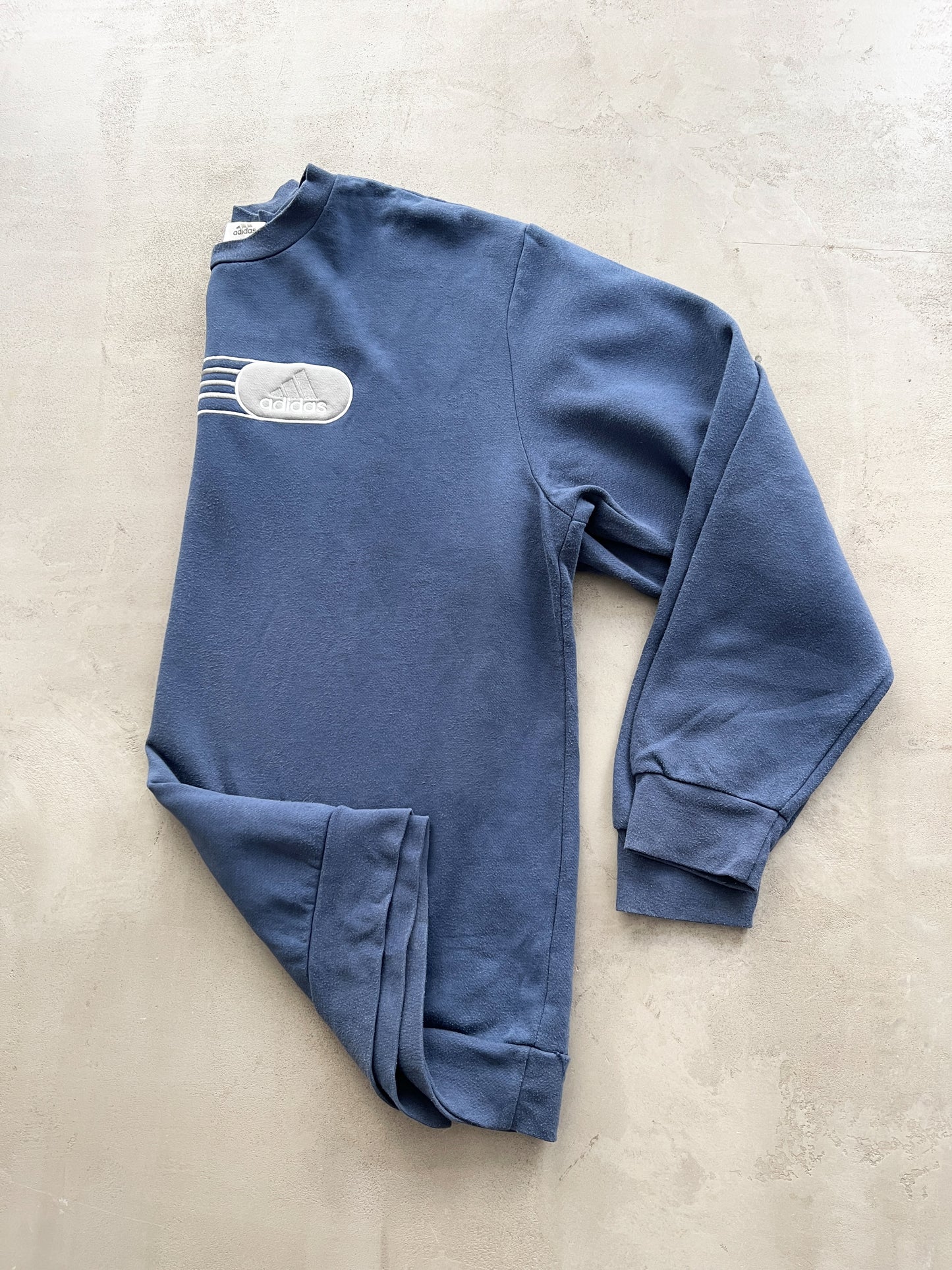 BLUE ADIDAS SWEATER - 2000S - XL