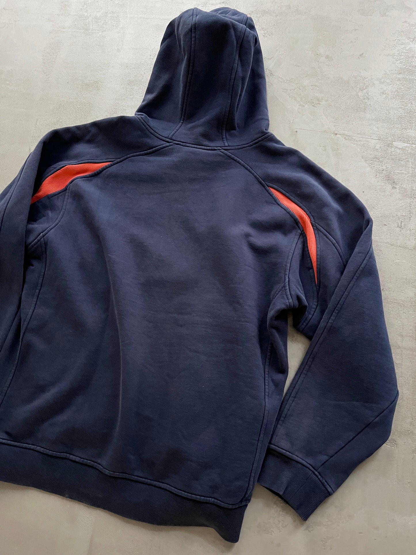 NAVY VIRGINIA HOODIE - 1990S - L