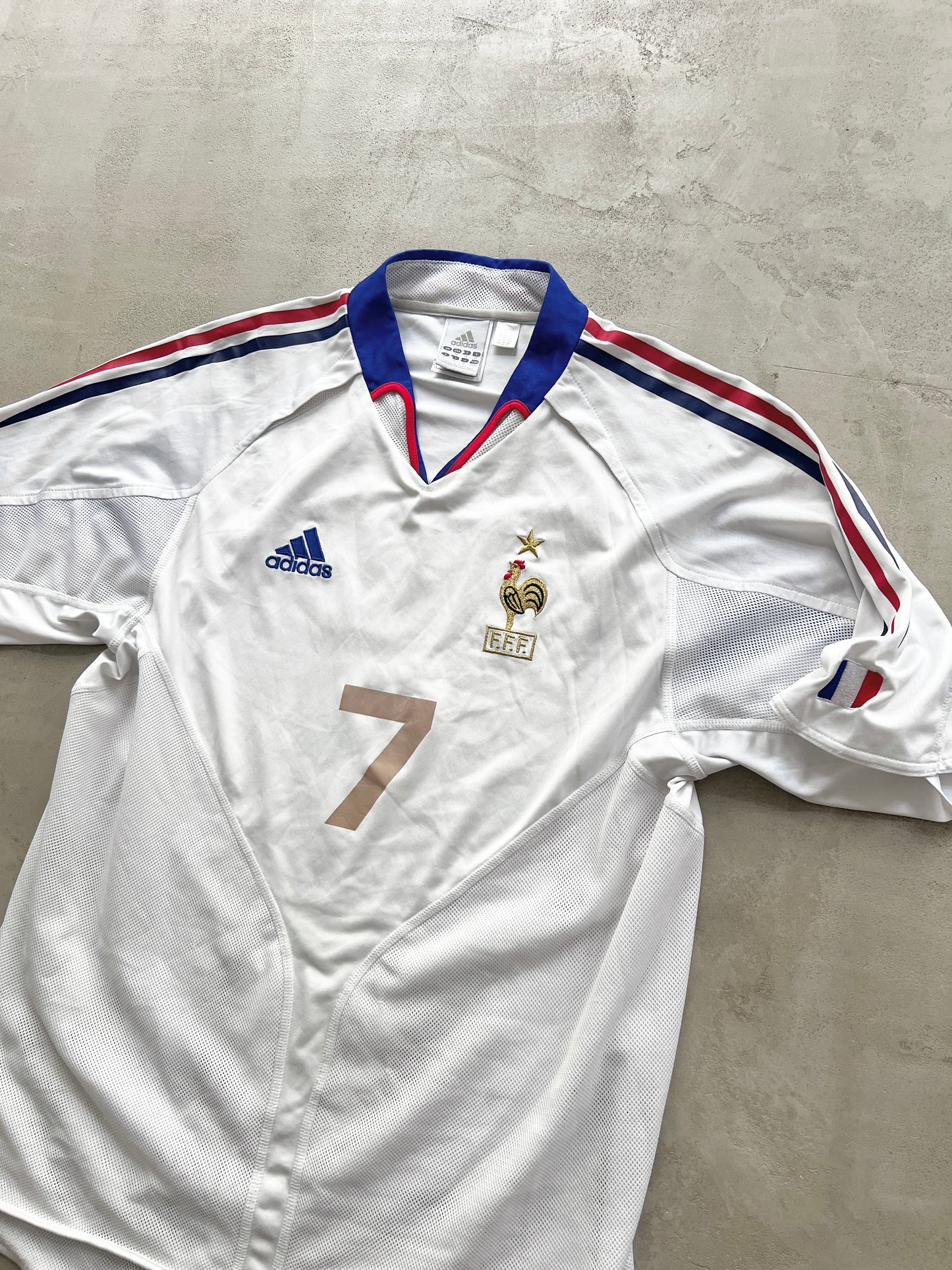 WHITE FRANCE JERSEY - 2000S - M/L