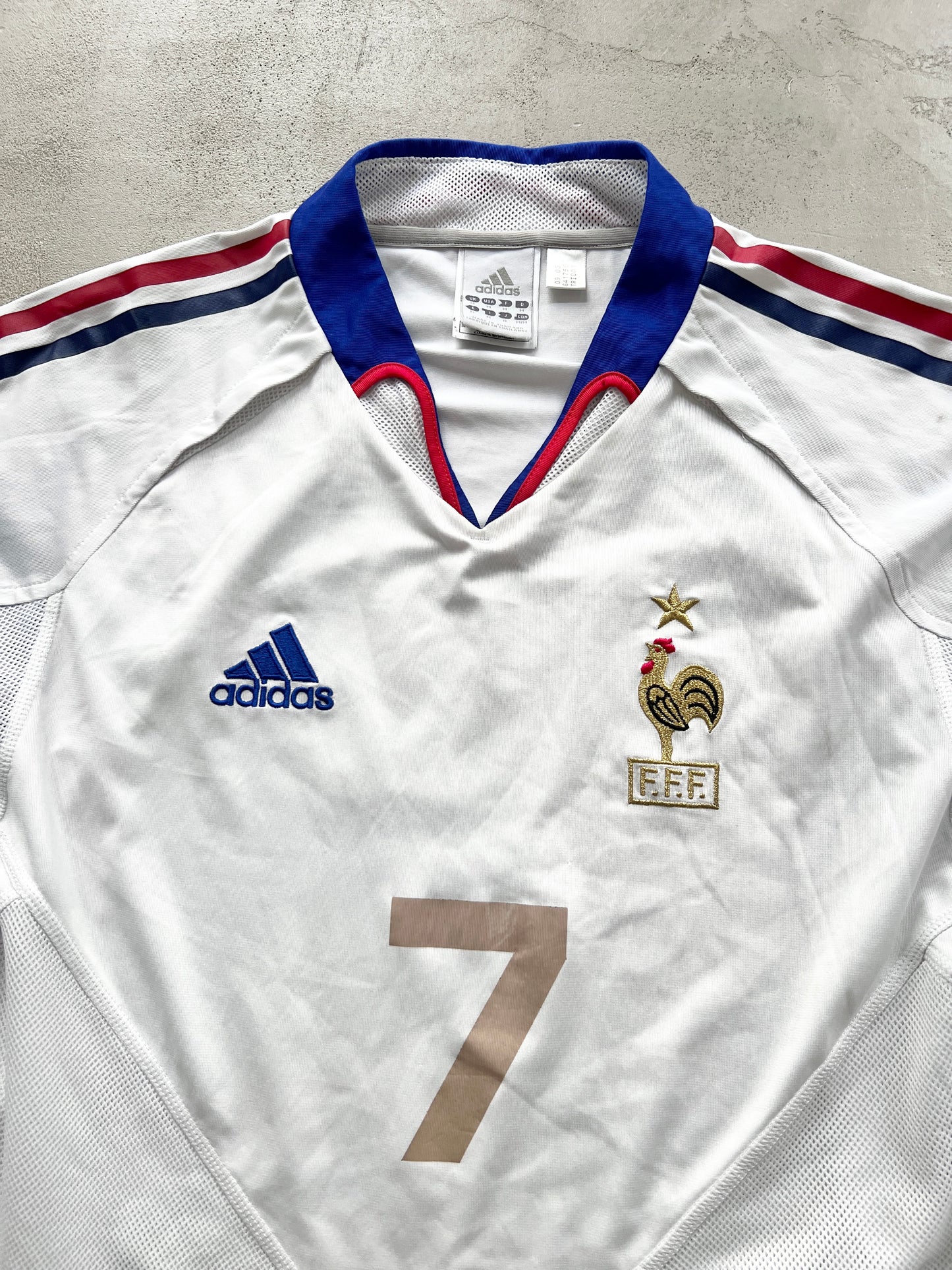 WHITE FRANCE JERSEY - 2000S - M/L