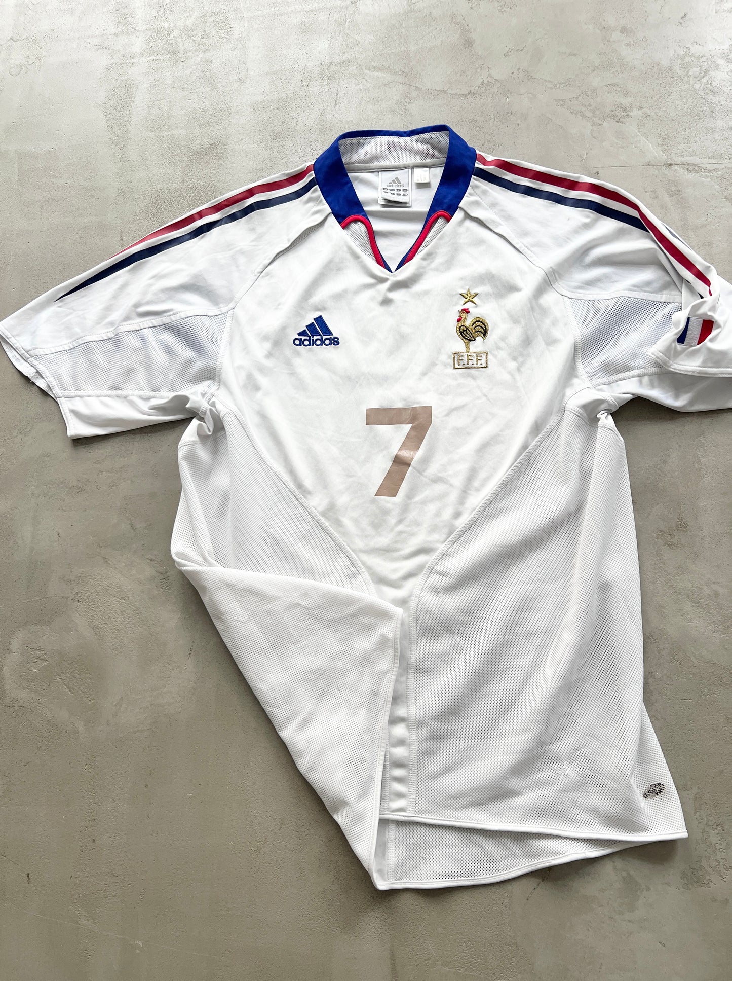 WHITE FRANCE JERSEY - 2000S - M/L