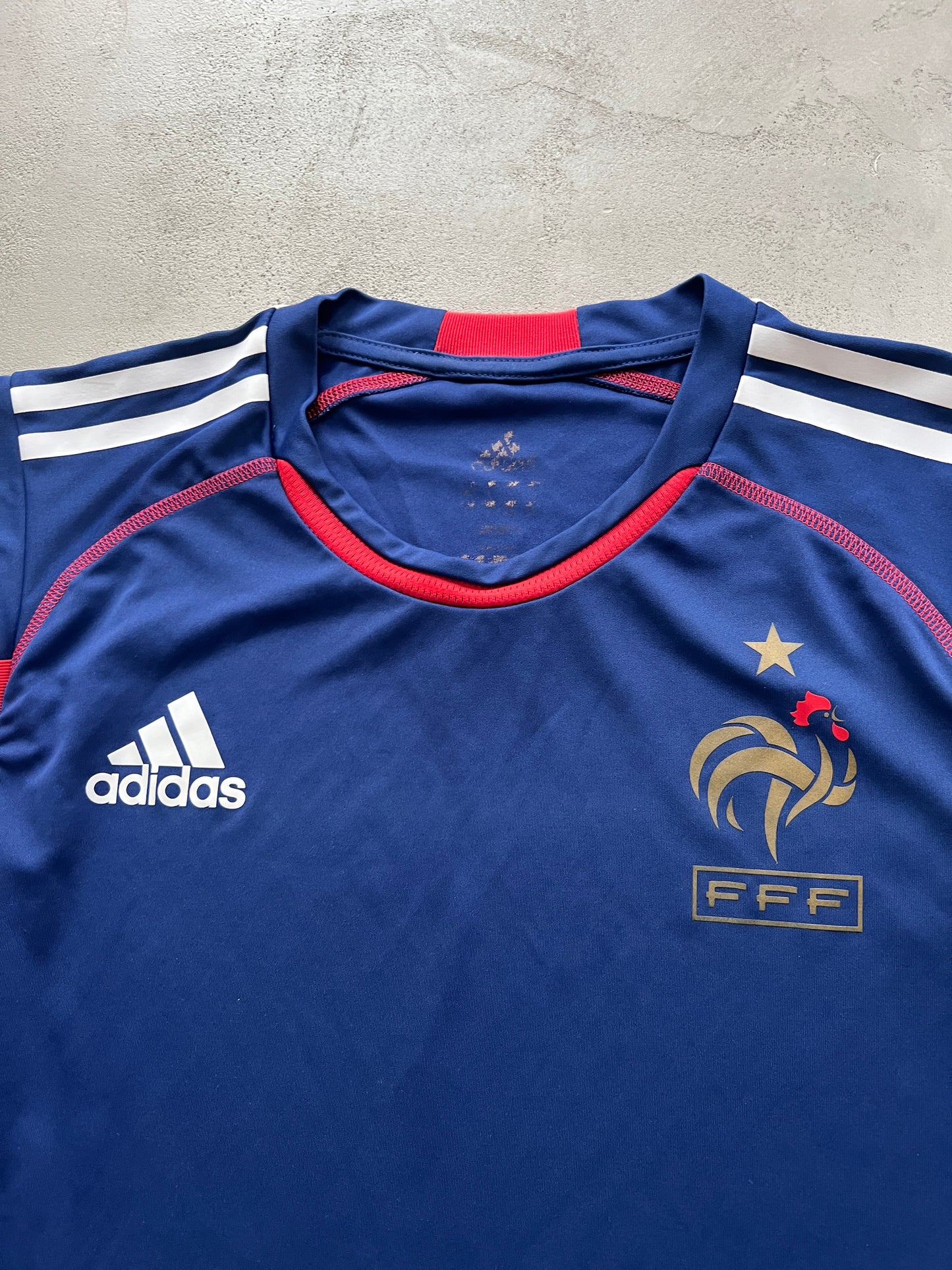 BLUE FRANCE SLEVELESS JERSEY - 2000S - L