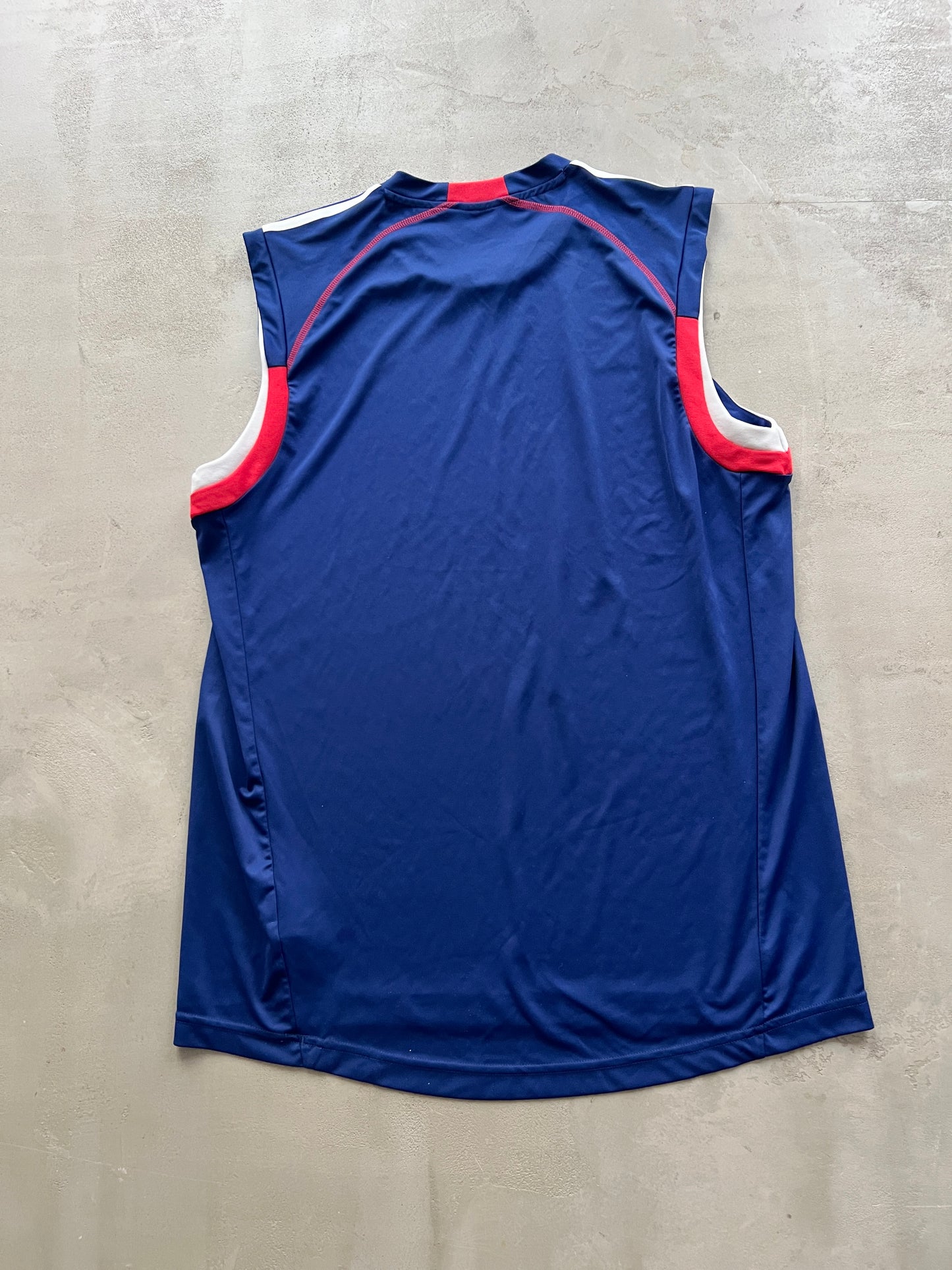 BLUE FRANCE SLEVELESS JERSEY - 2000S - L