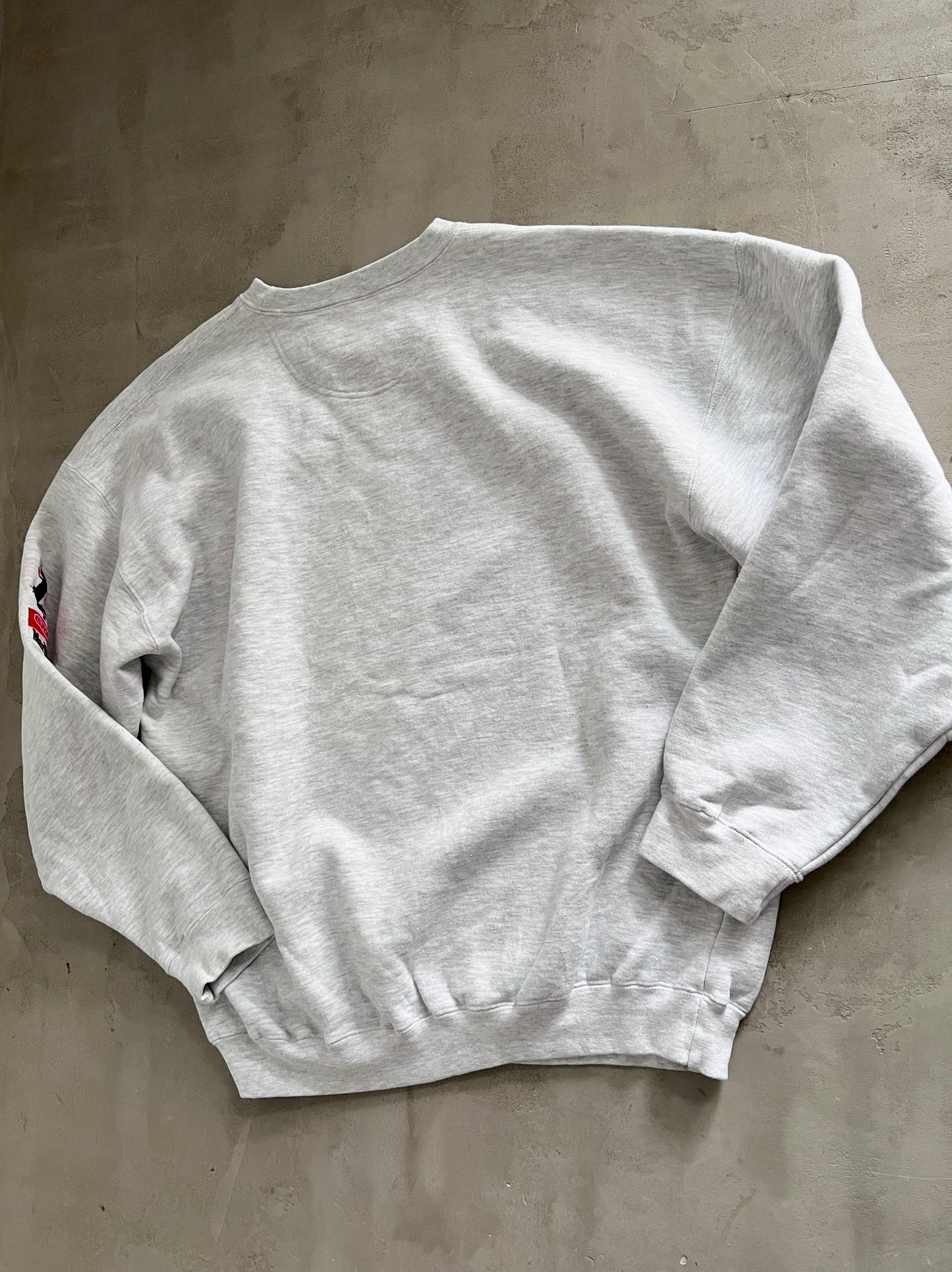 GREY MARLBORO RACING SWEATER - 1990S - XL/L