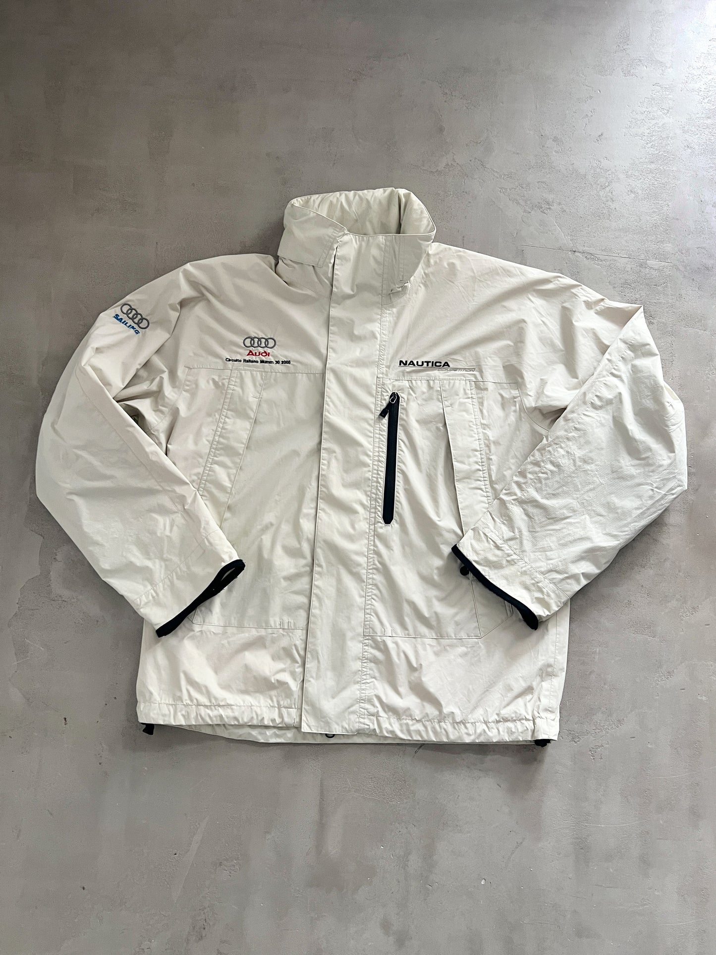 CRÈME AUDI SAILING JACKET - 2000S - L