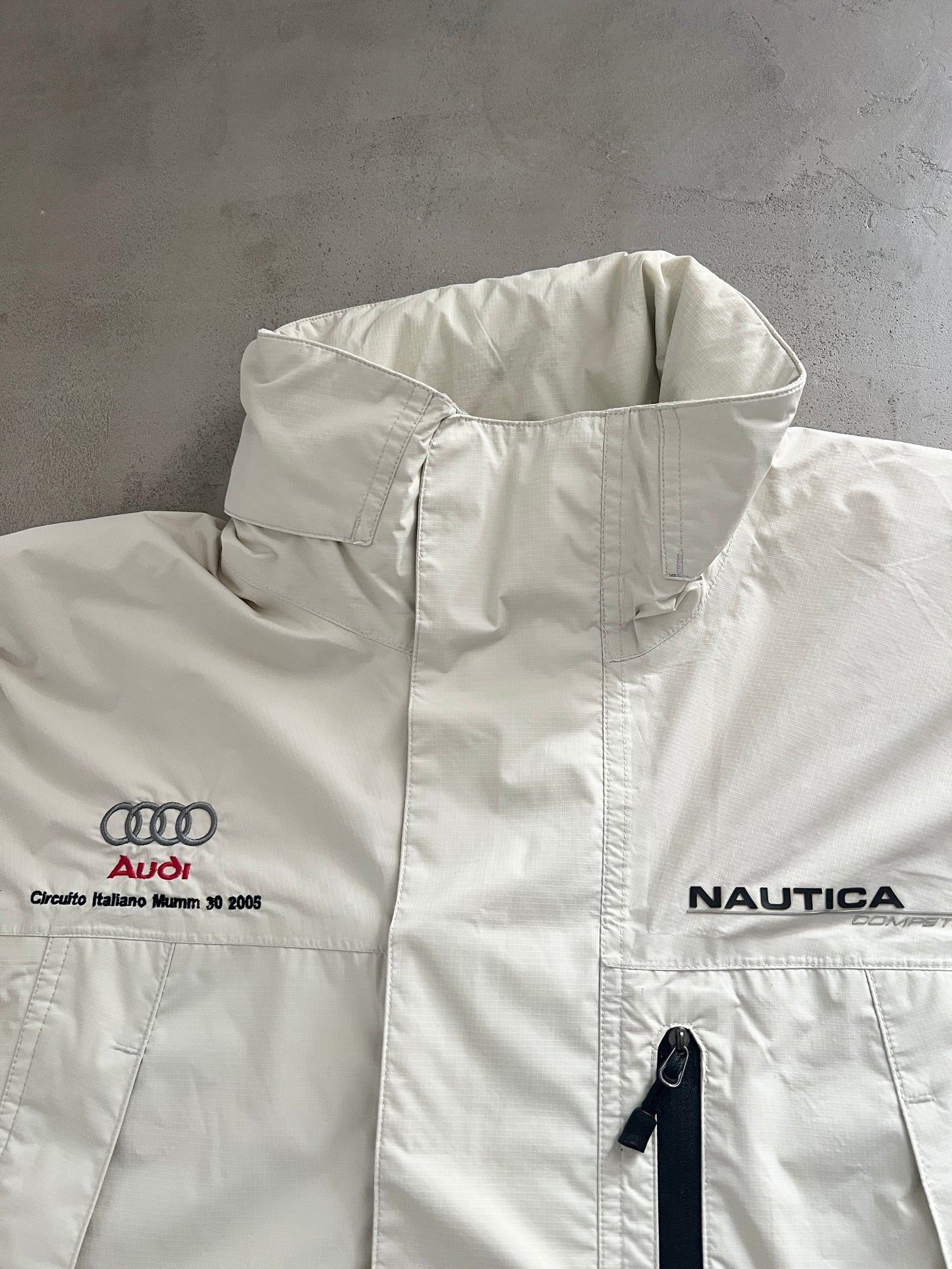 CRÈME AUDI SAILING JACKET - 2000S - L