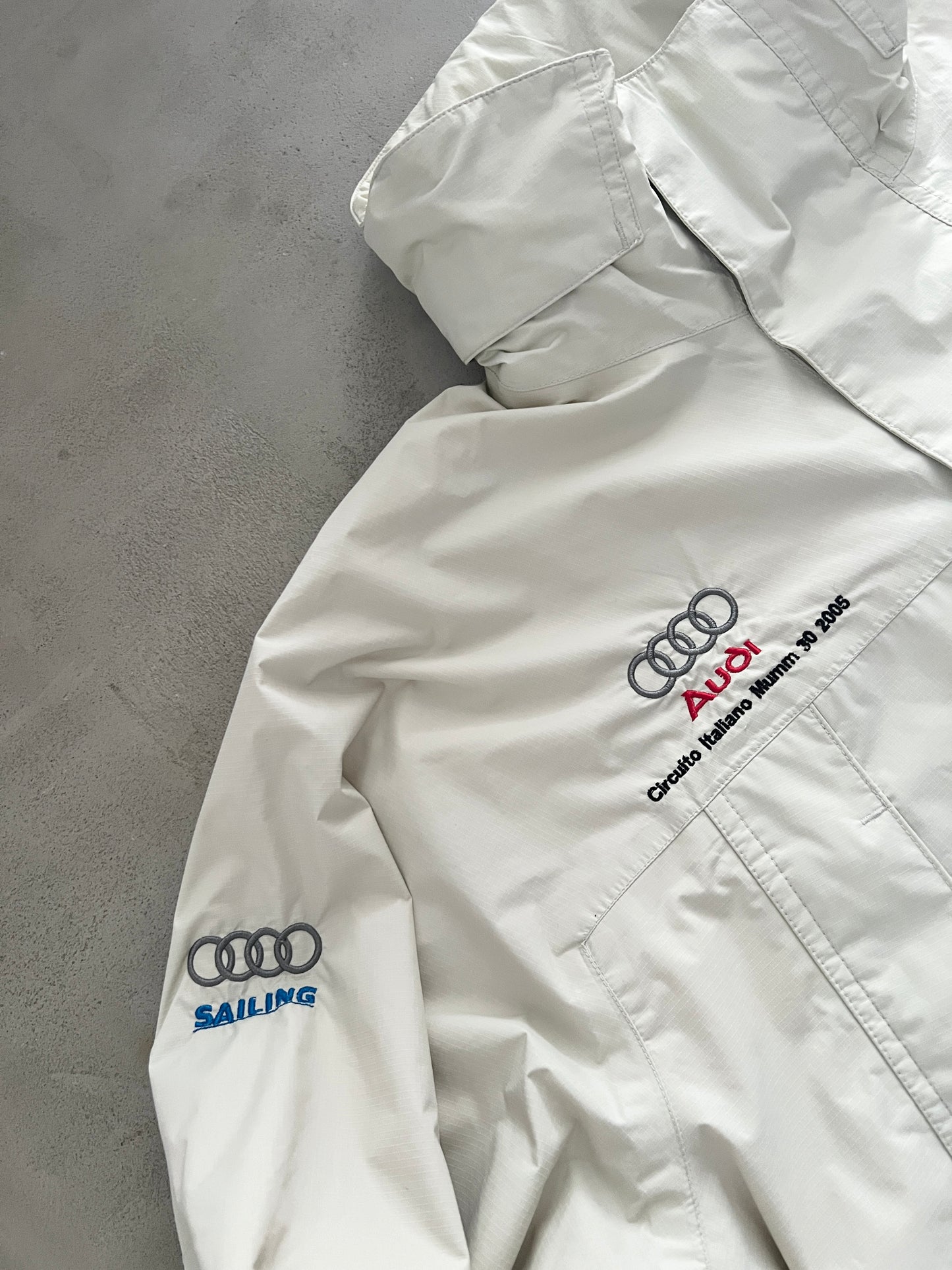 CRÈME AUDI SAILING JACKET - 2000S - L