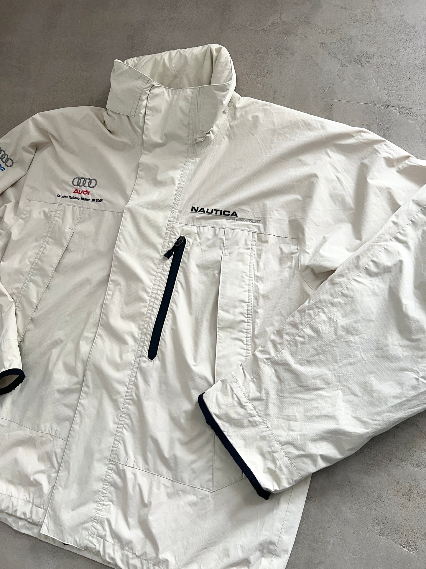 CRÈME AUDI SAILING JACKET - 2000S - L