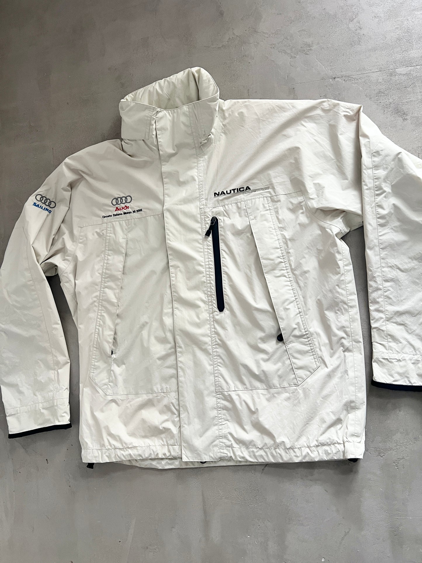 CRÈME AUDI SAILING JACKET - 2000S - L