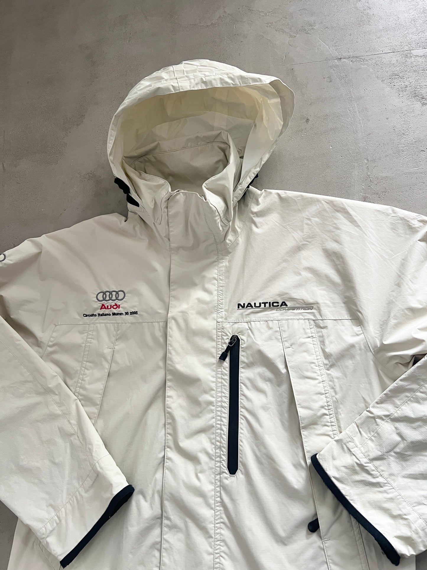 CRÈME AUDI SAILING JACKET - 2000S - L