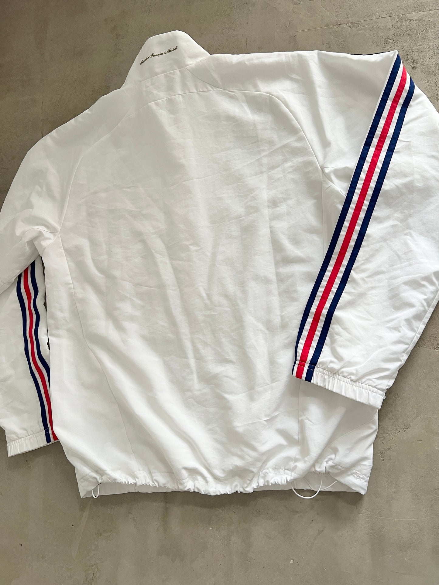 WHITE FRANCE TRACK JACKET - 2000S - XXL/XL