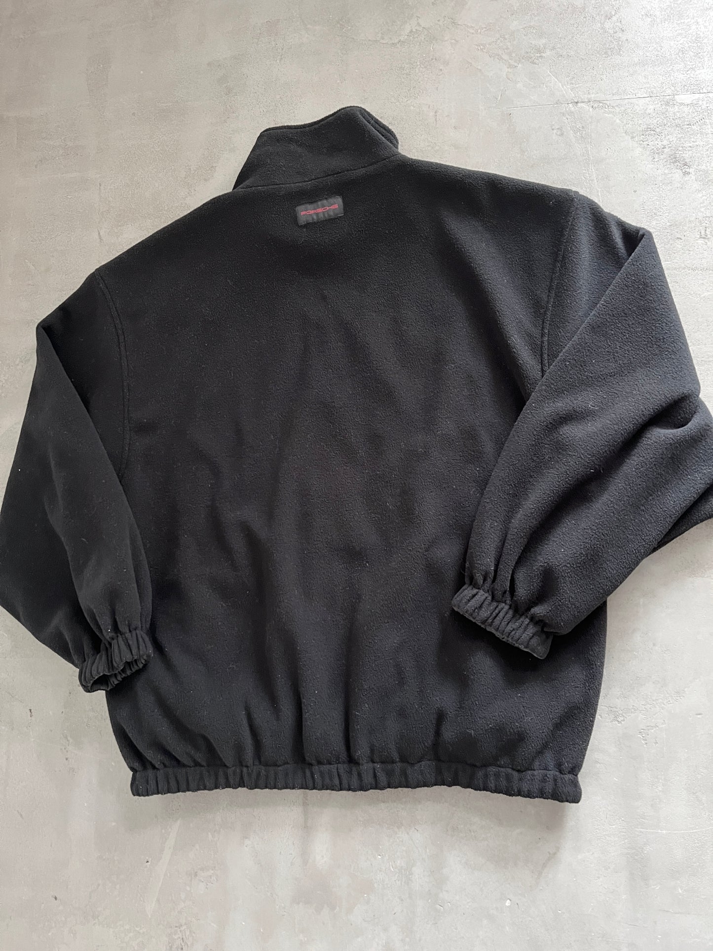 BLACK PORSCHE FLEECE - L