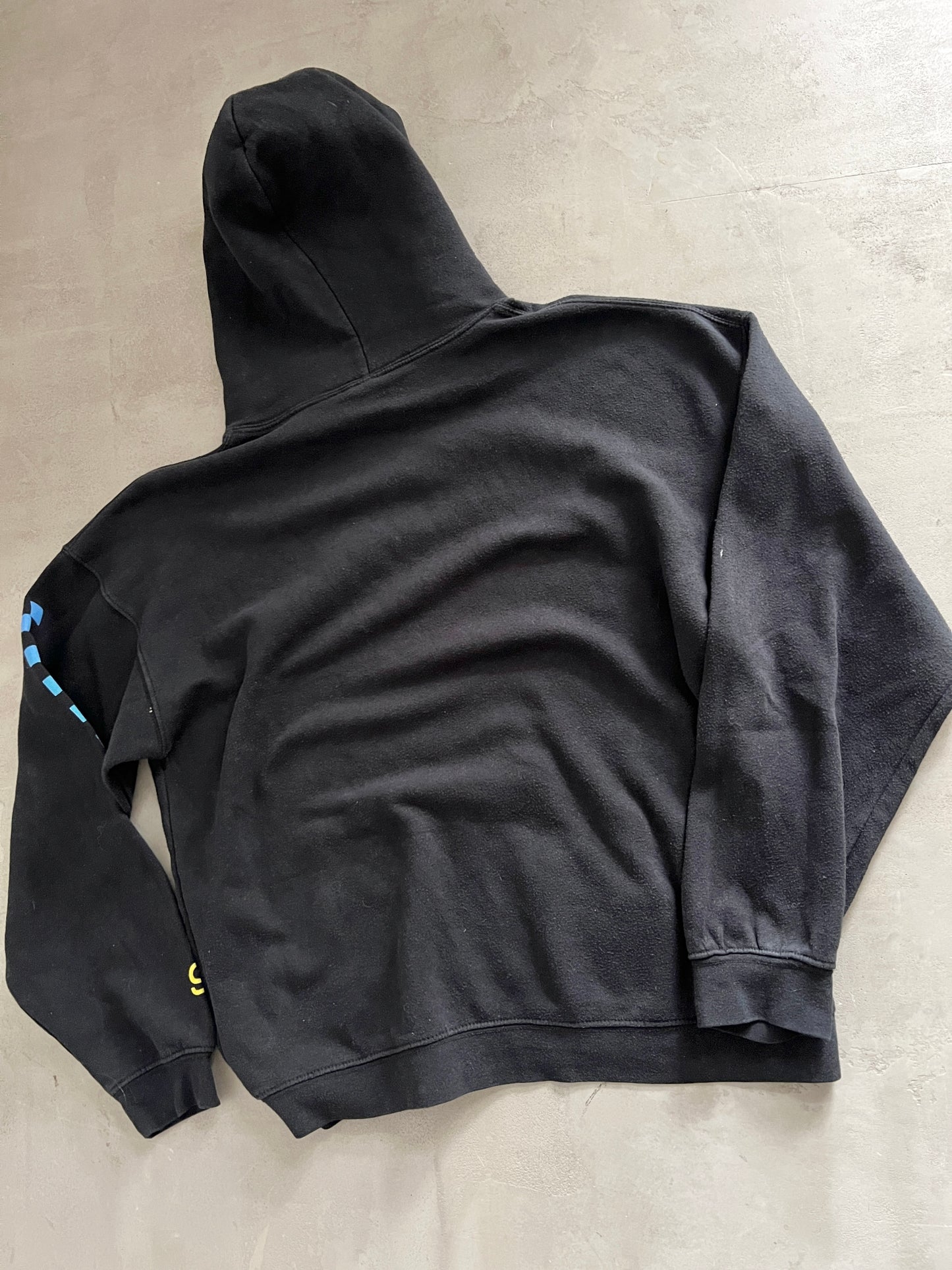 BLACK PLAYSTATION HOODIE - 1990S - M/L