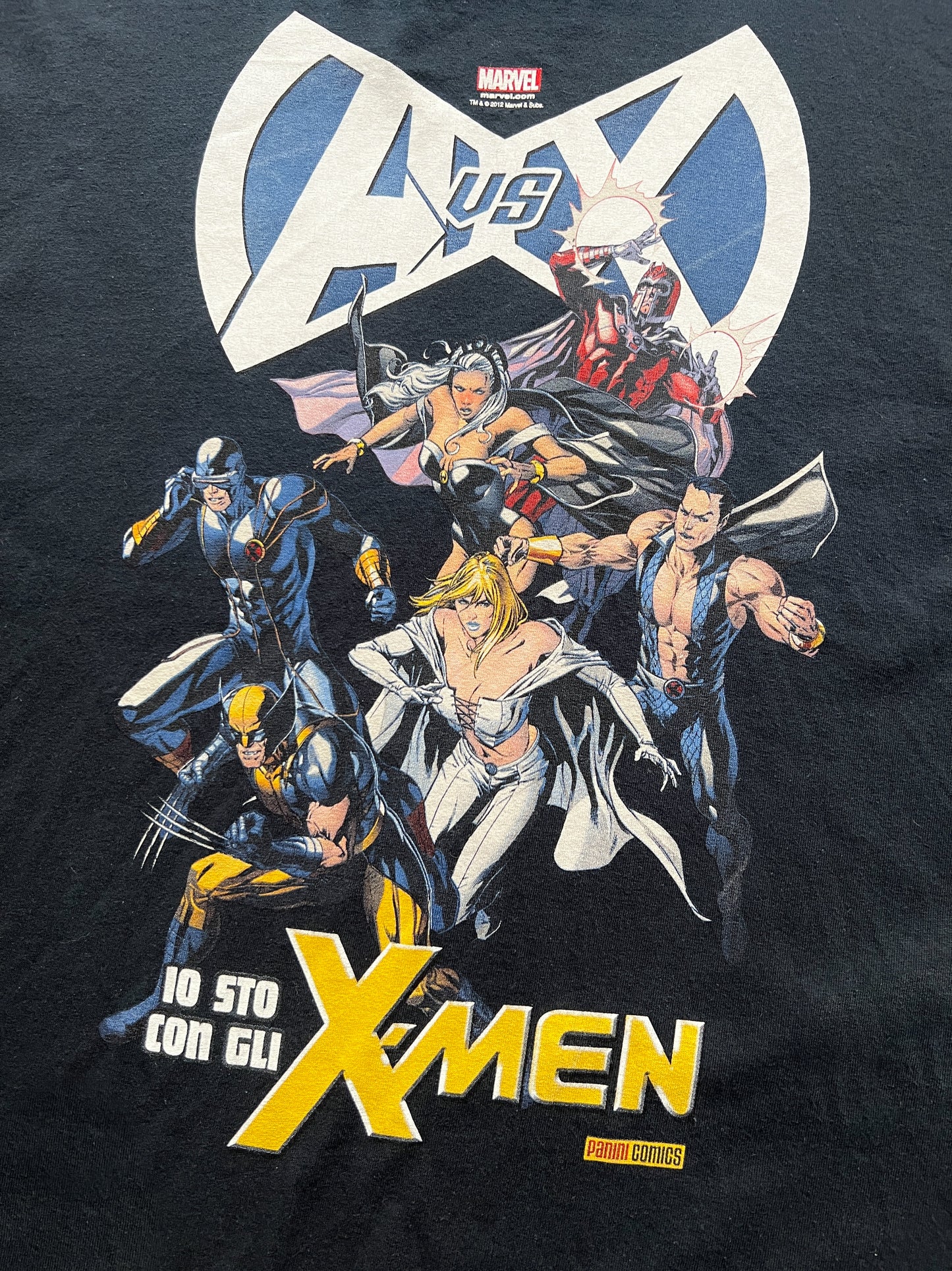 FADED BLACK X MEN X MARVEL TEE - 2000S - XL