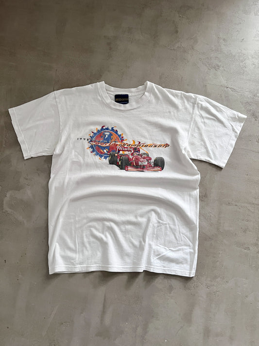 WHITE WILLIAMS RACING TEE - 1990S - M/L