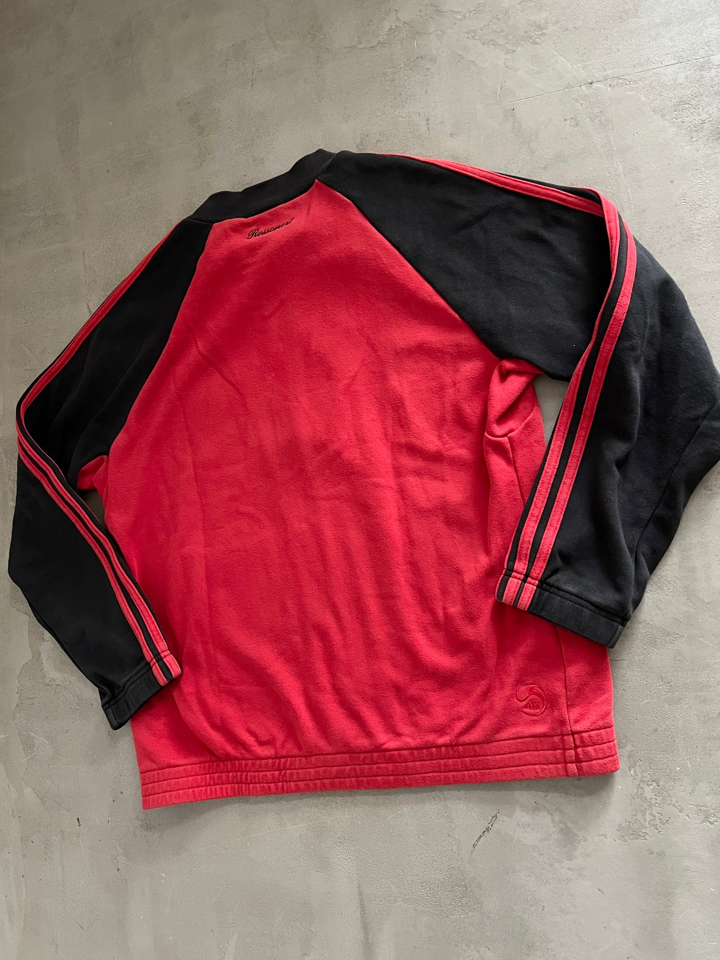 BLACK/RED AC MILAN JACKET - 2000S - M