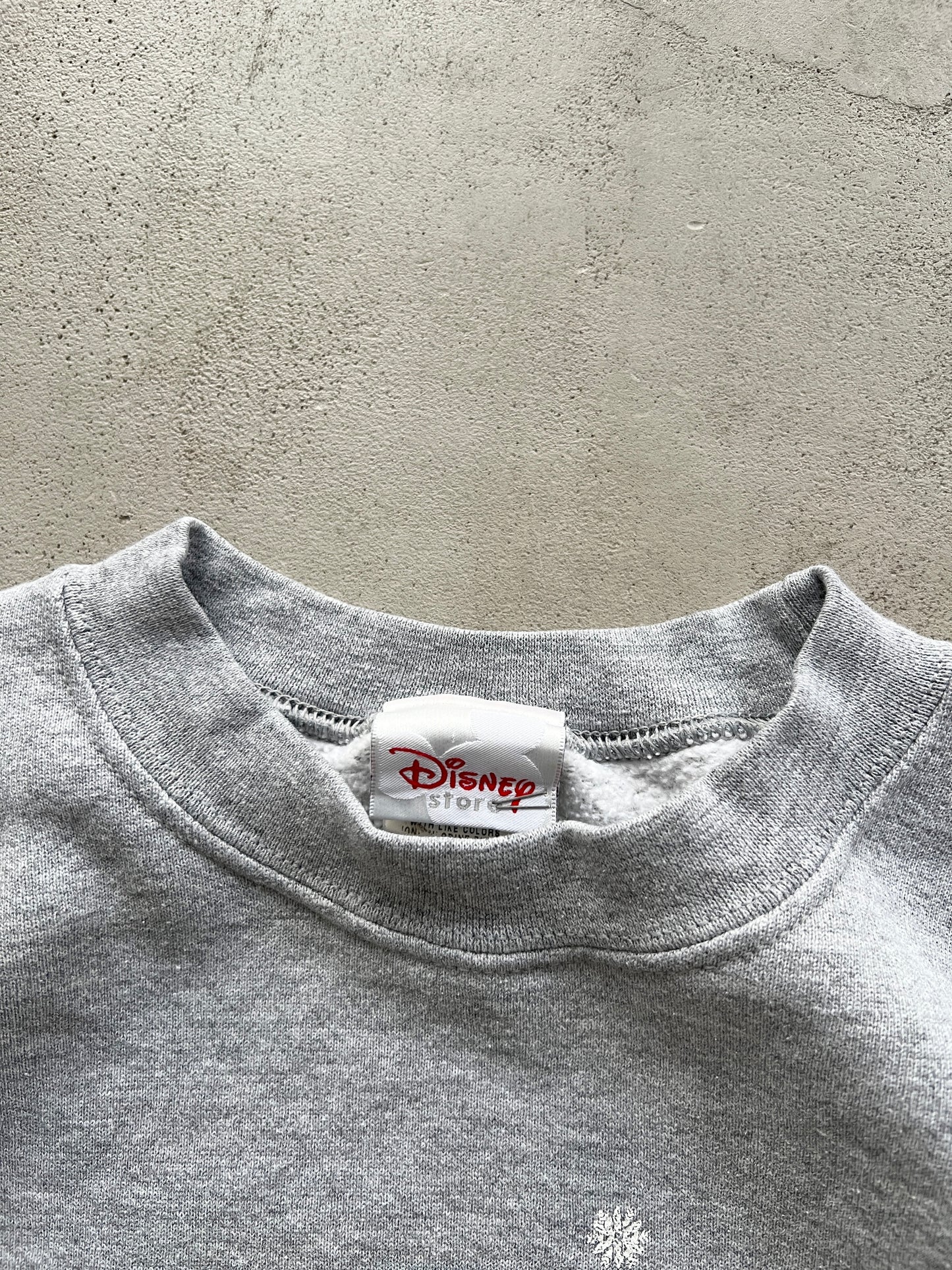 GREY DISNEY SWEATER - 1990S - M