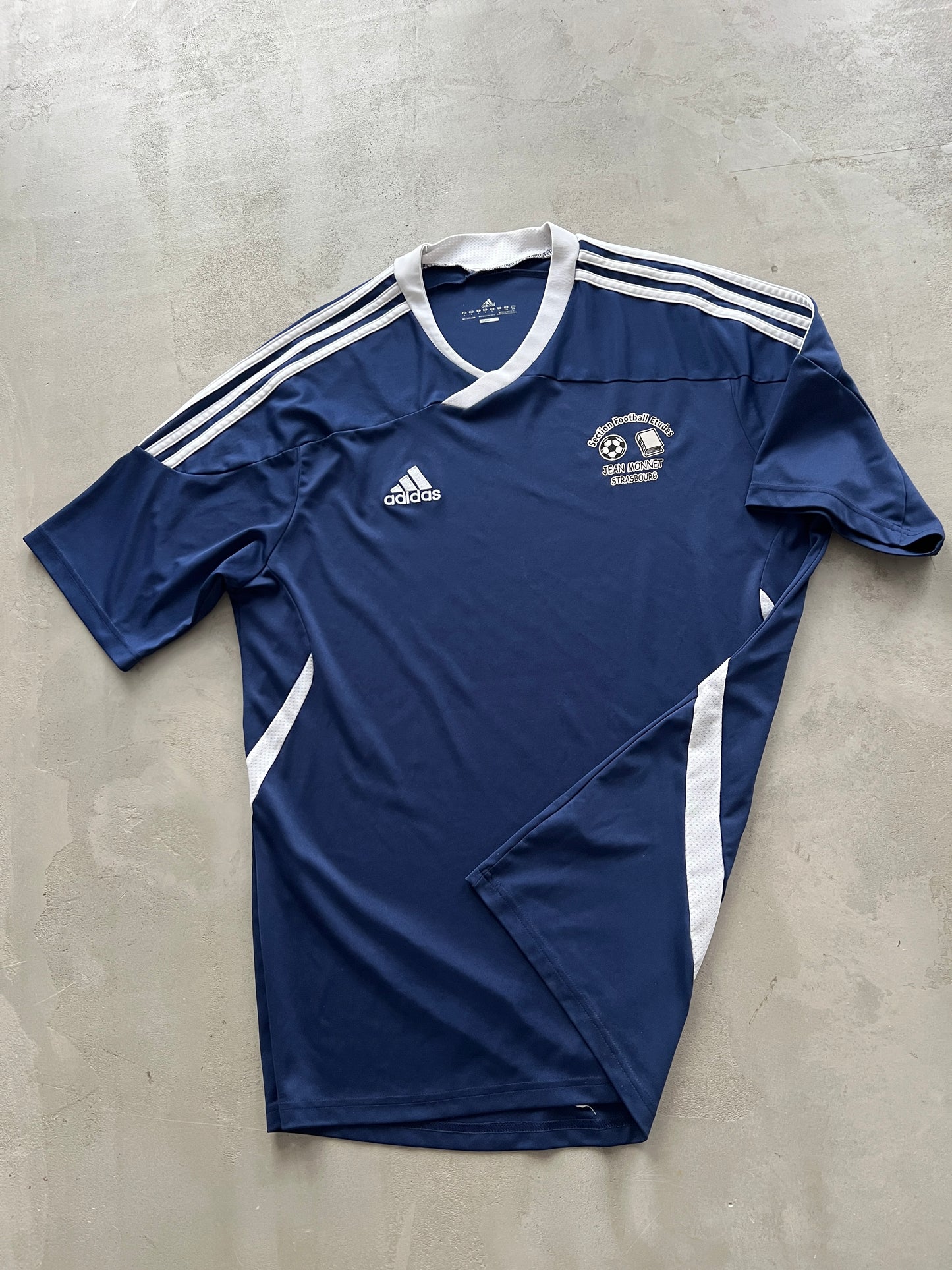 NAVY ADIDAS X SOCCER SCHOOL JERSEY - L