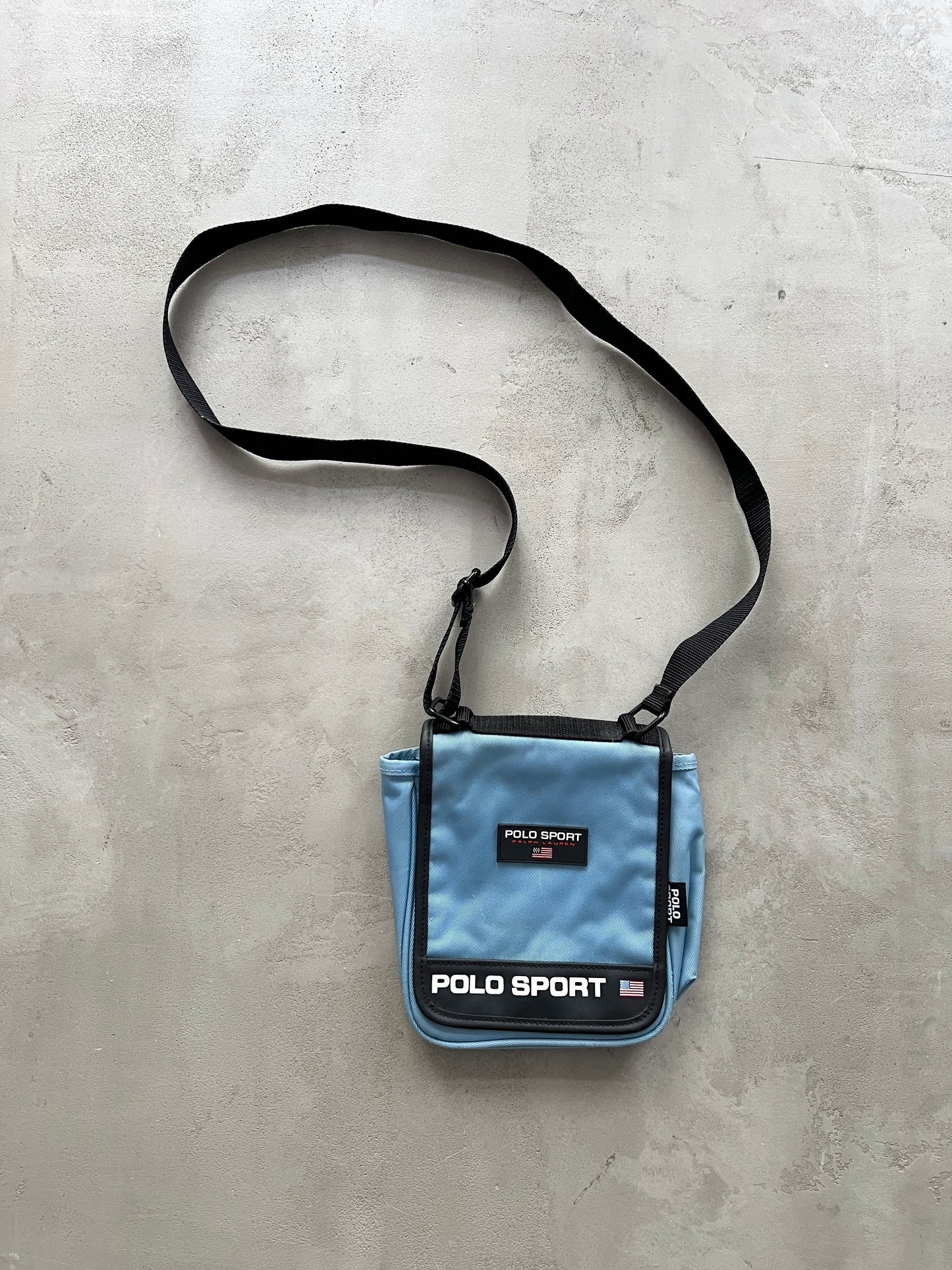 BABY BLUE POLO SPORTS BAG - 2000S