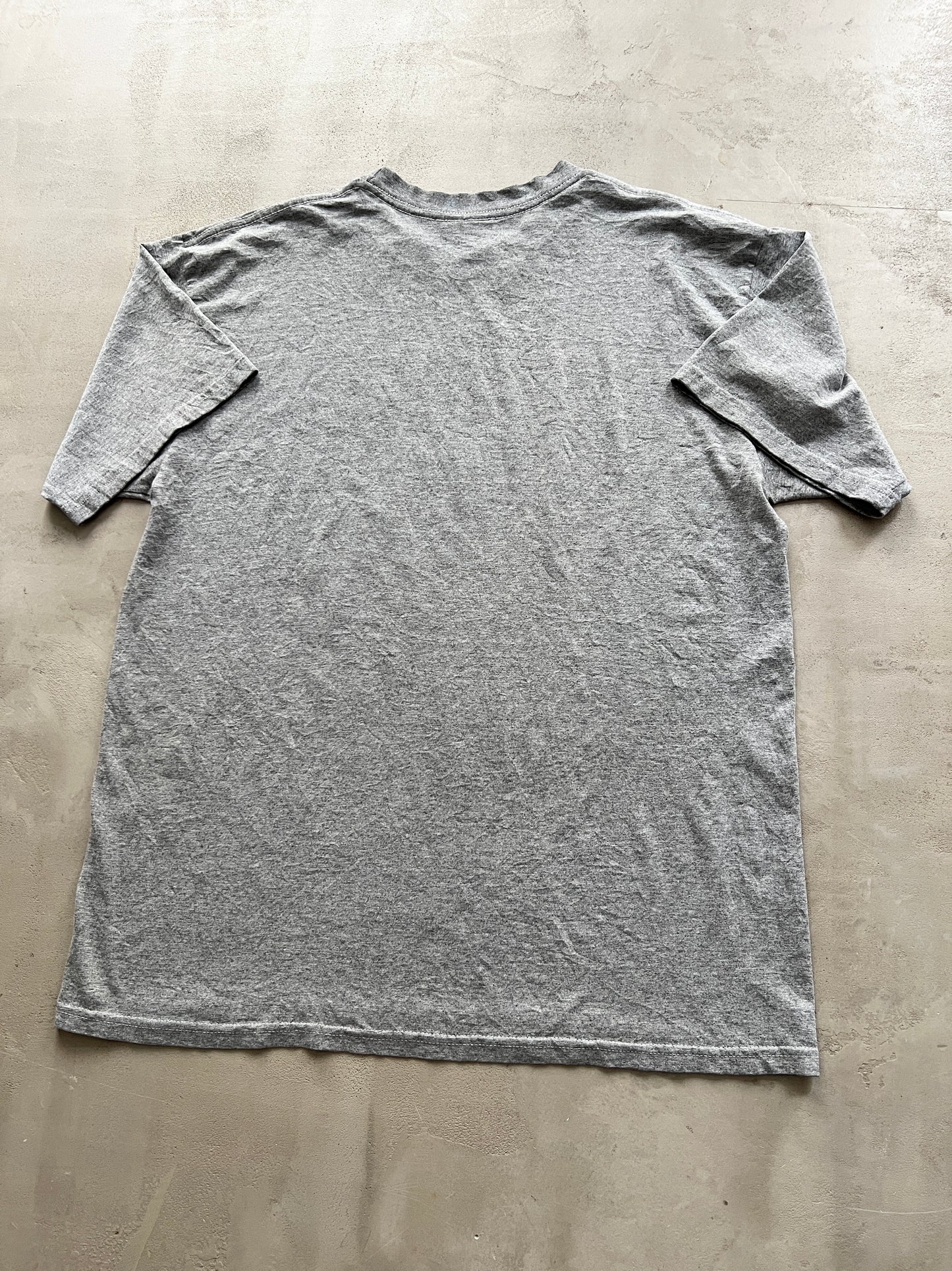 GREY NIKE FOOTBALL TEE - 1990S - XL